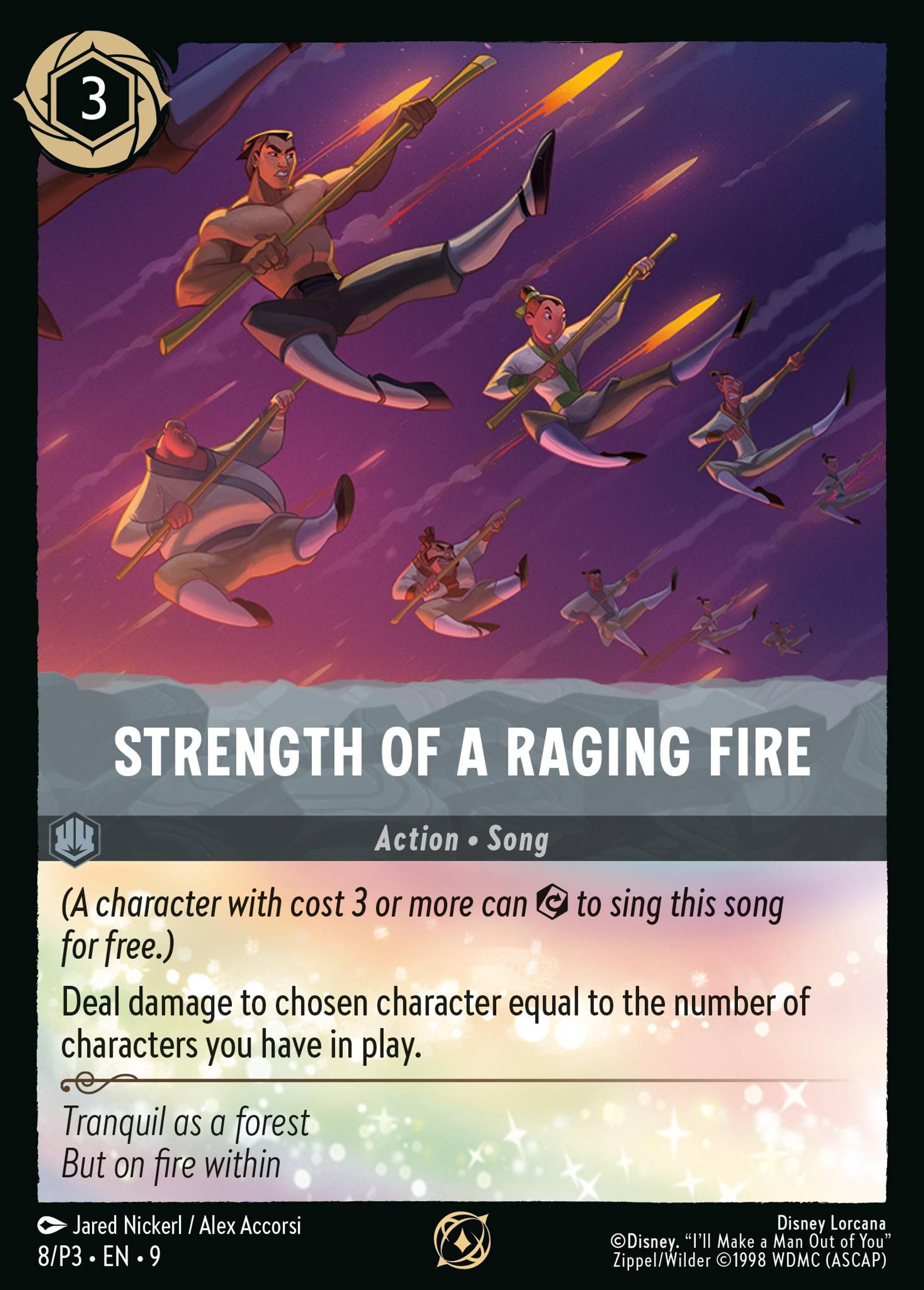 Strength of a Raging Fire — Promos - Year 3 — Lorcana