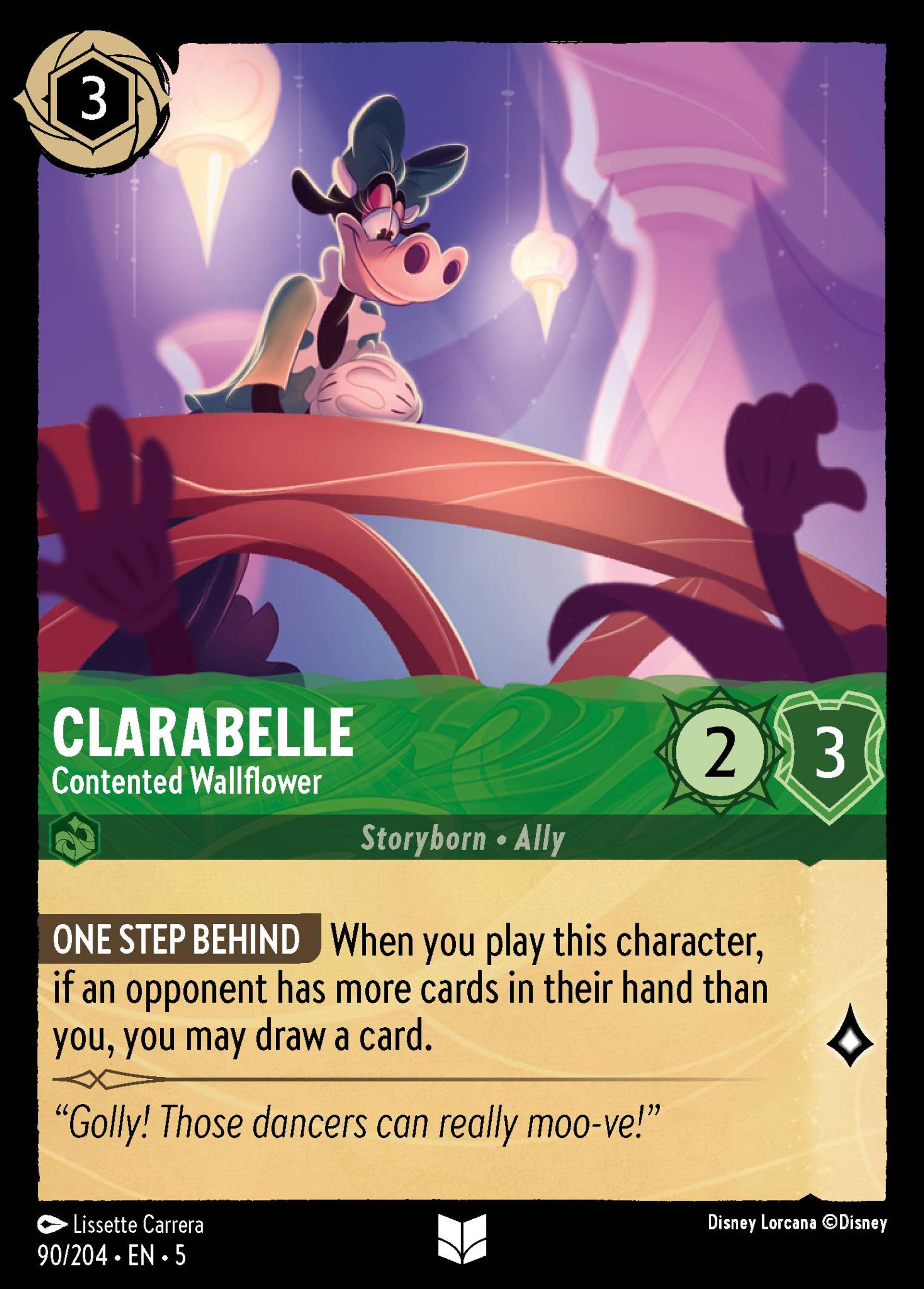 Clarabelle - Contented Wallflower — Shimmering Skies — Lorcana
