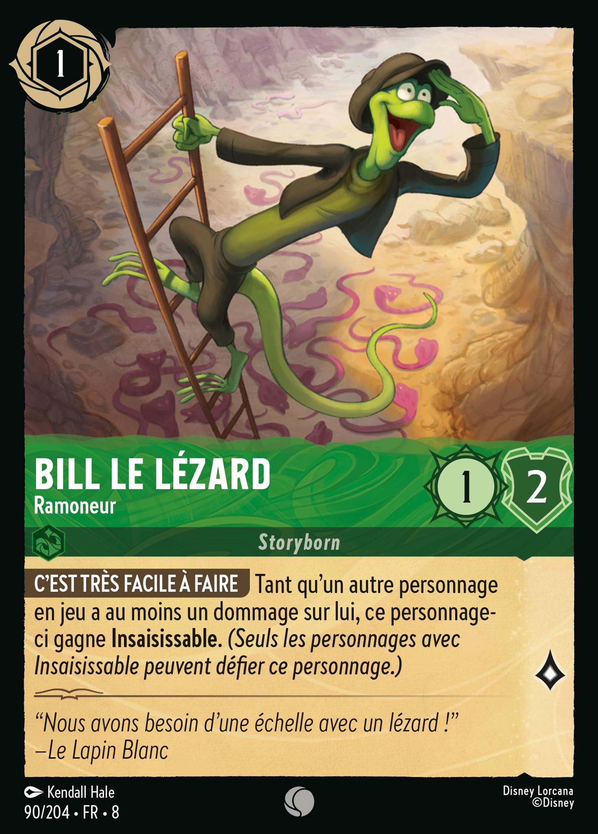 Bill le Lézard - Ramoneur — The Reign of Jafar — Lorcana