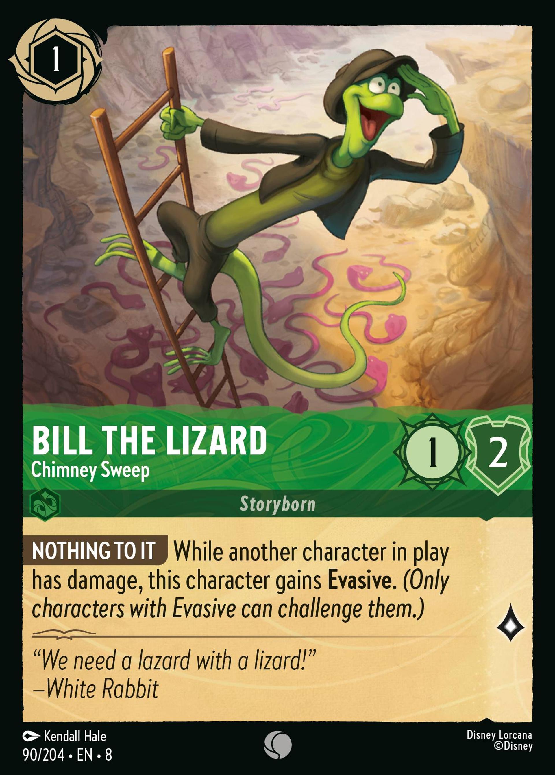 Bill le Lézard - Ramoneur — The Reign of Jafar — Lorcana