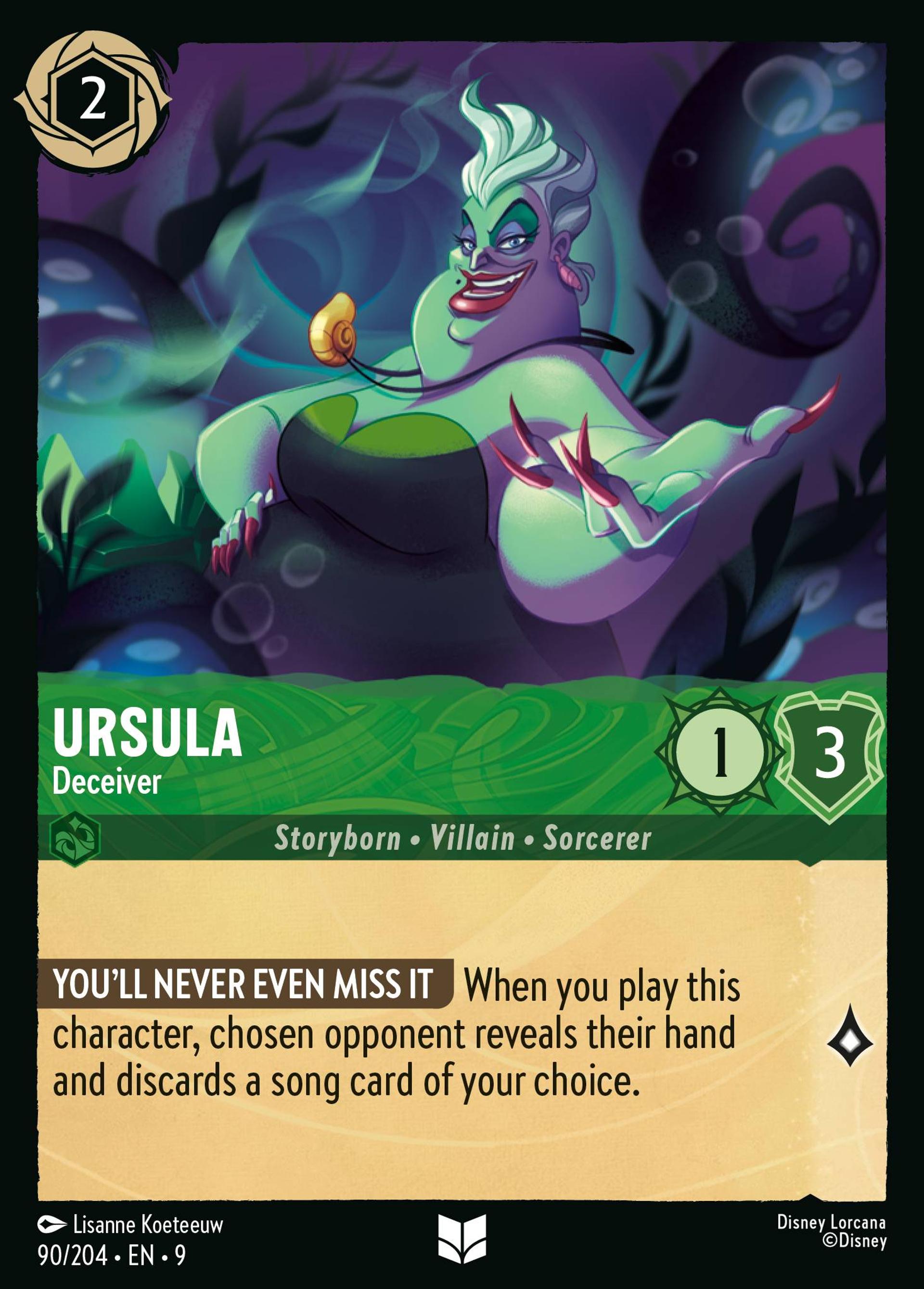 Ursula - Deceiver — Fabled — Lorcana
