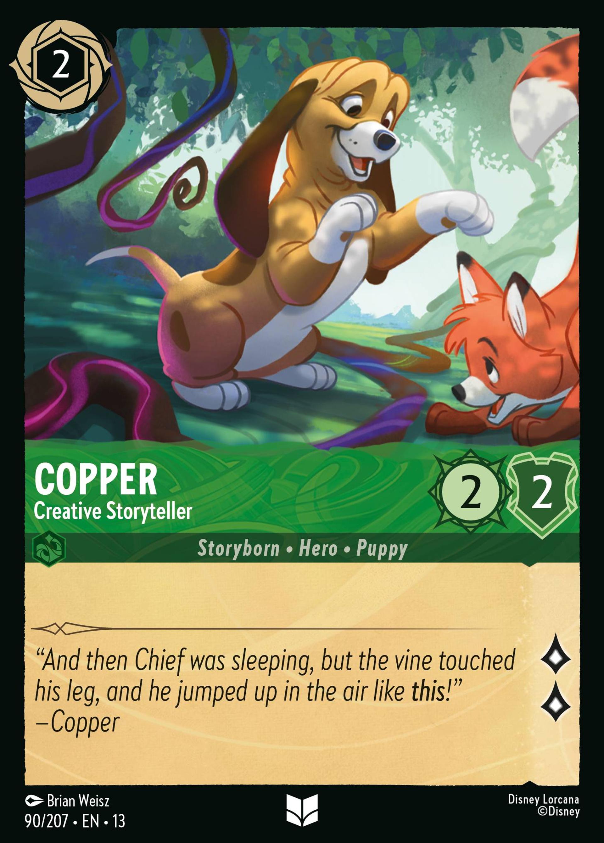 Copper - Creative Storyteller — Attack of the Vine! — Lorcana