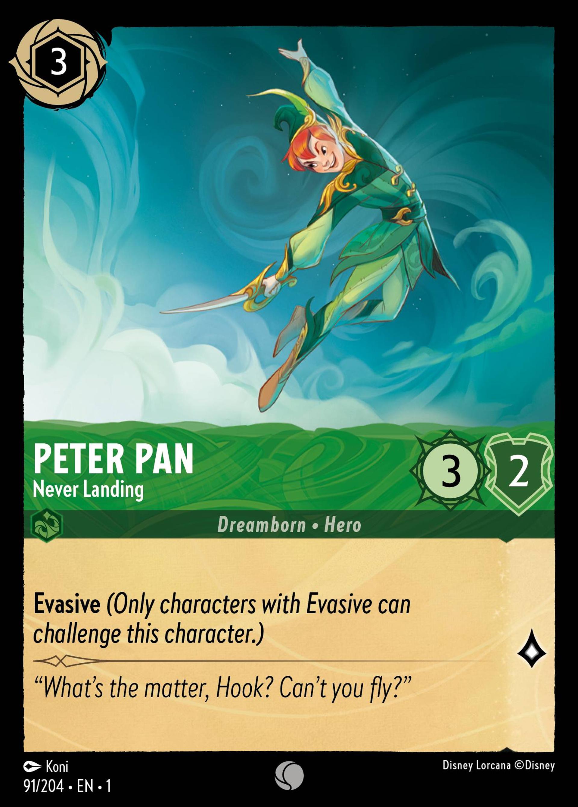 Peter Pan - Never Landing — The First Chapter — Lorcana