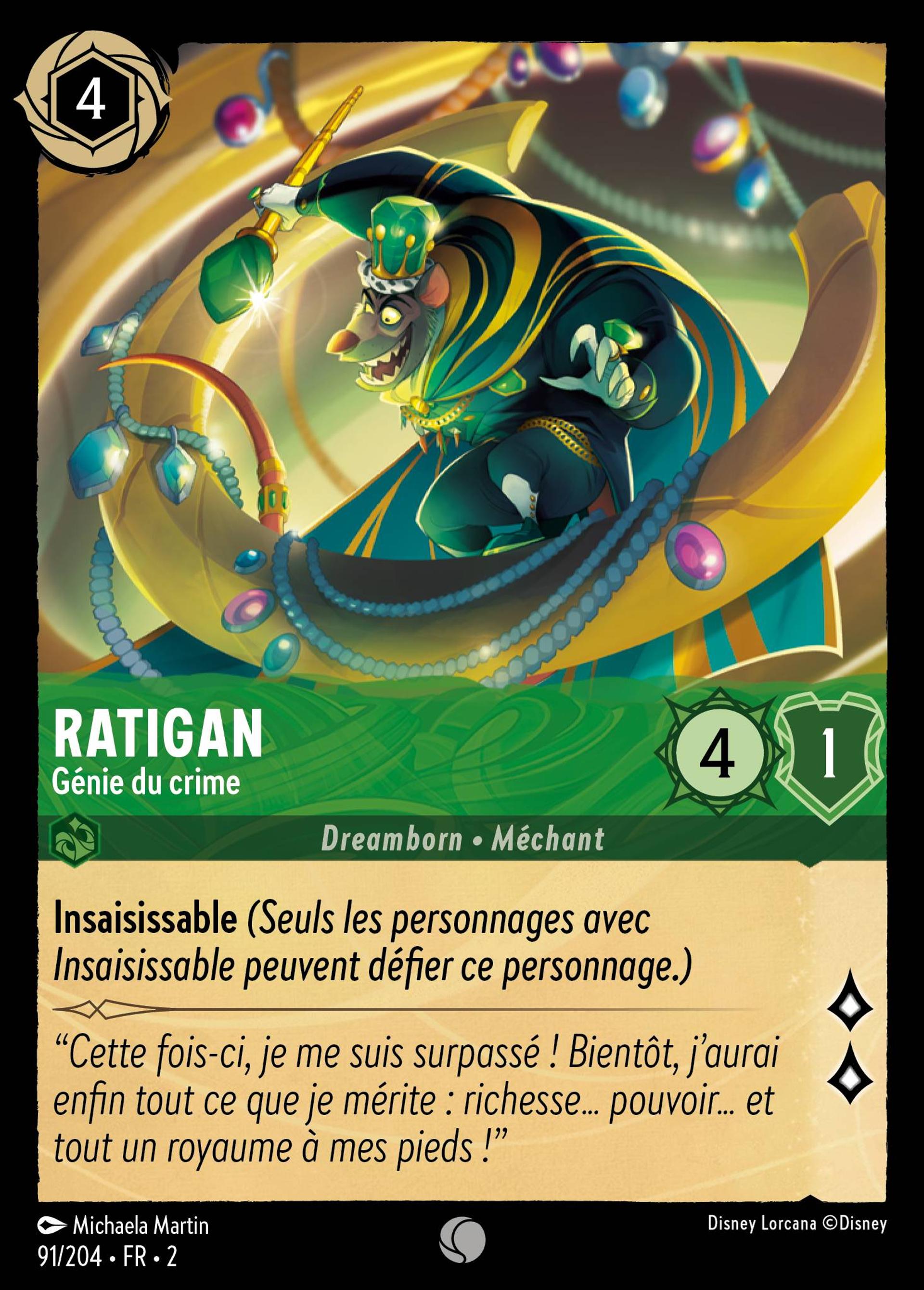 Ratigan - Génie du crime — Rise of the Floodborn — Lorcana