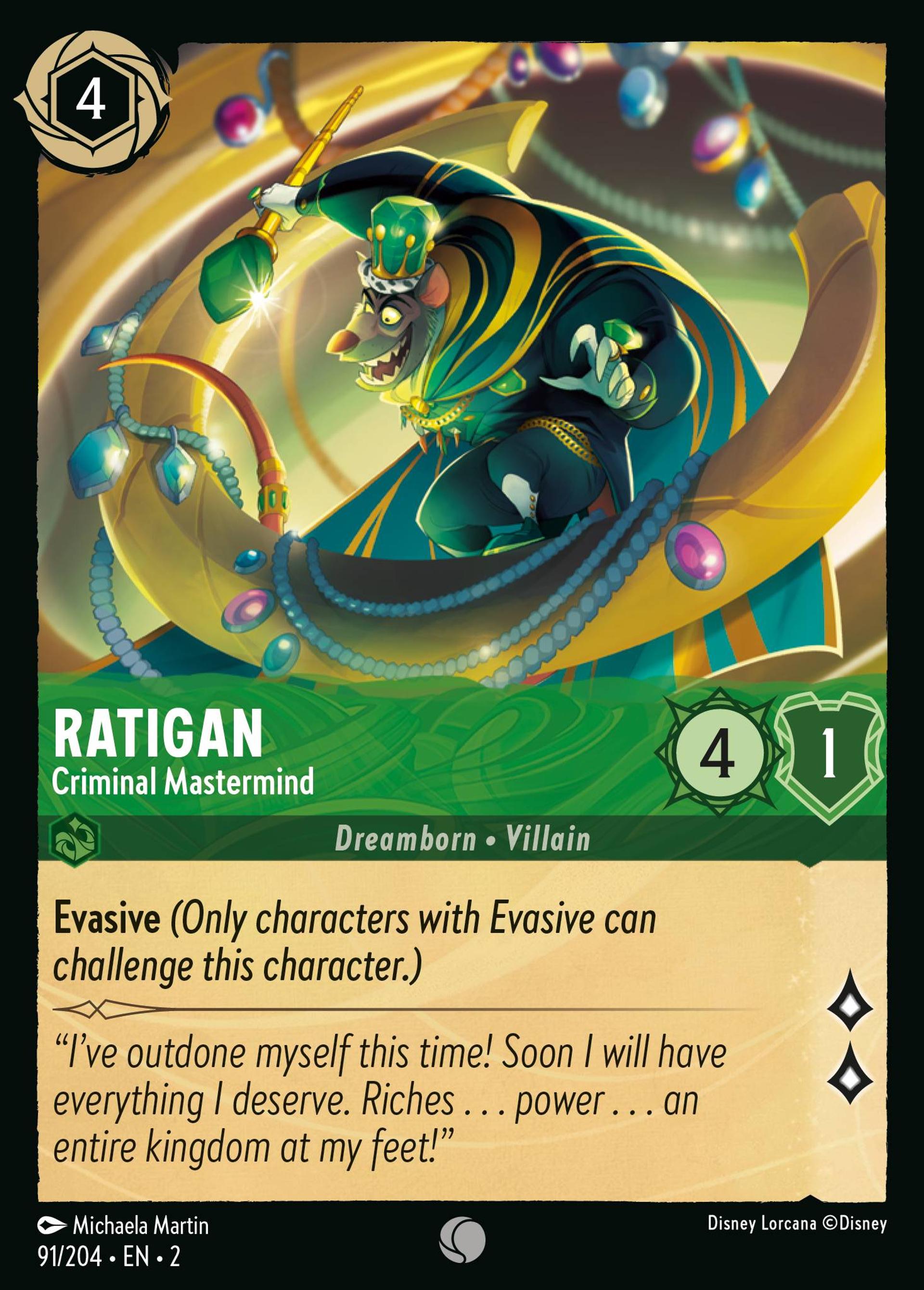 Ratigan - Génie du crime — Rise of the Floodborn — Lorcana