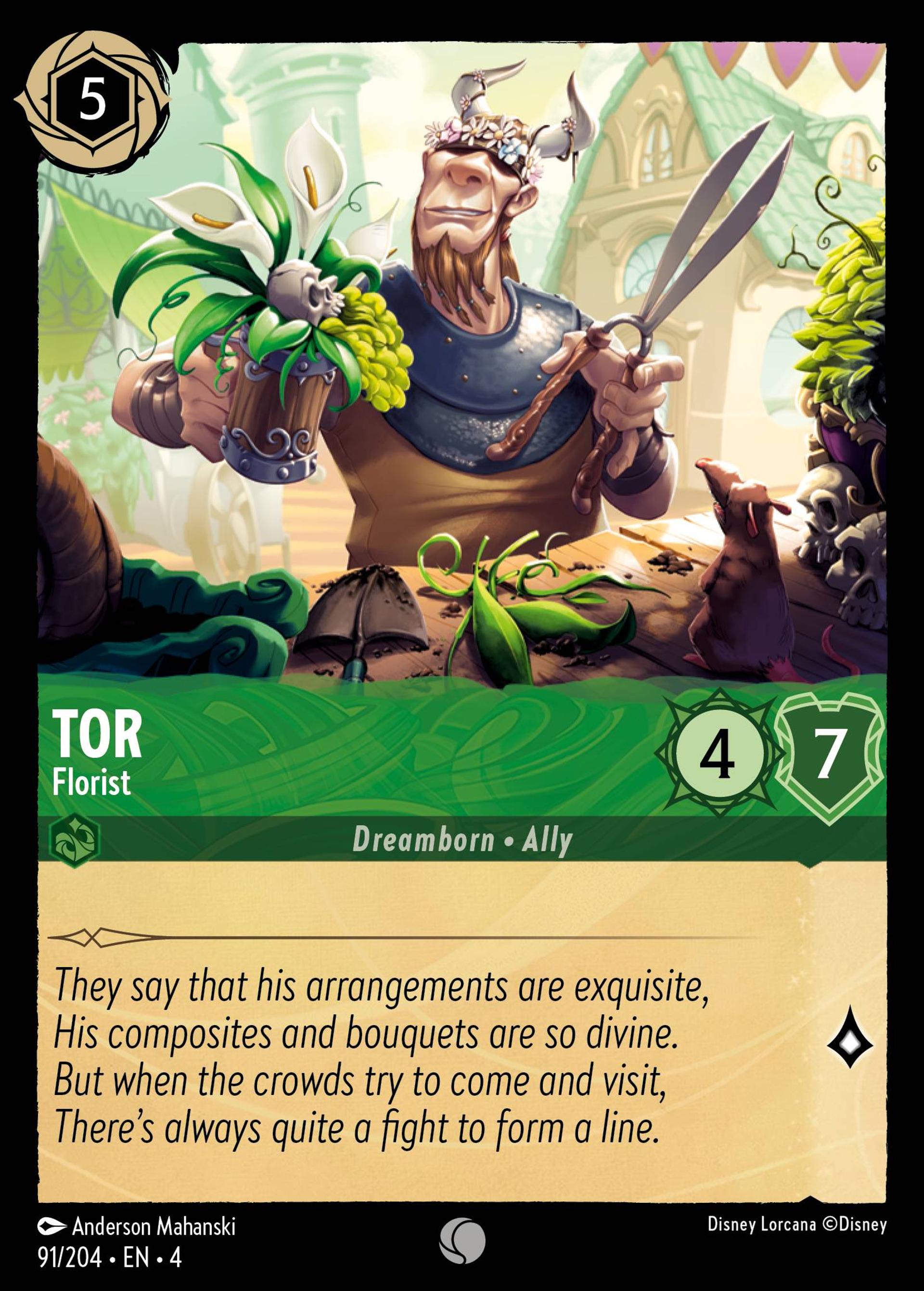 Tor - Florist — Ursula's Return — Lorcana