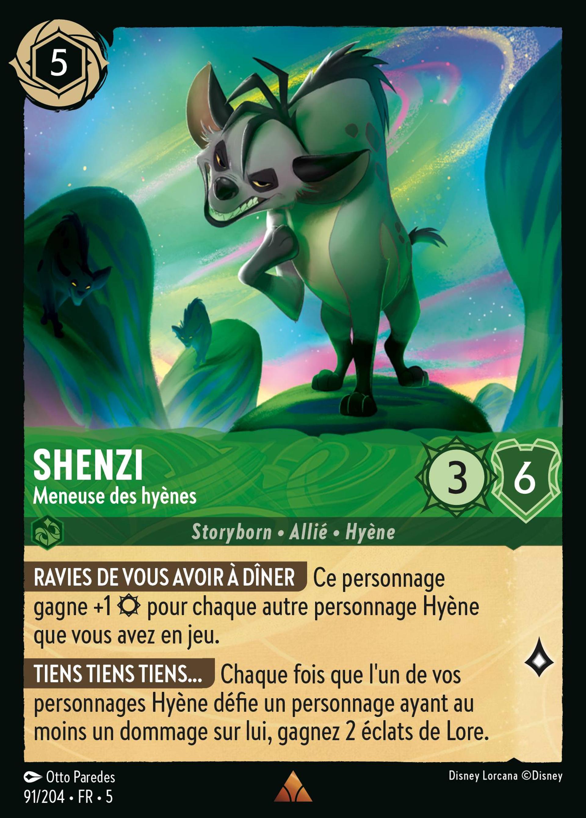 Shenzi - Meneuse des hyènes — Shimmering Skies — Lorcana