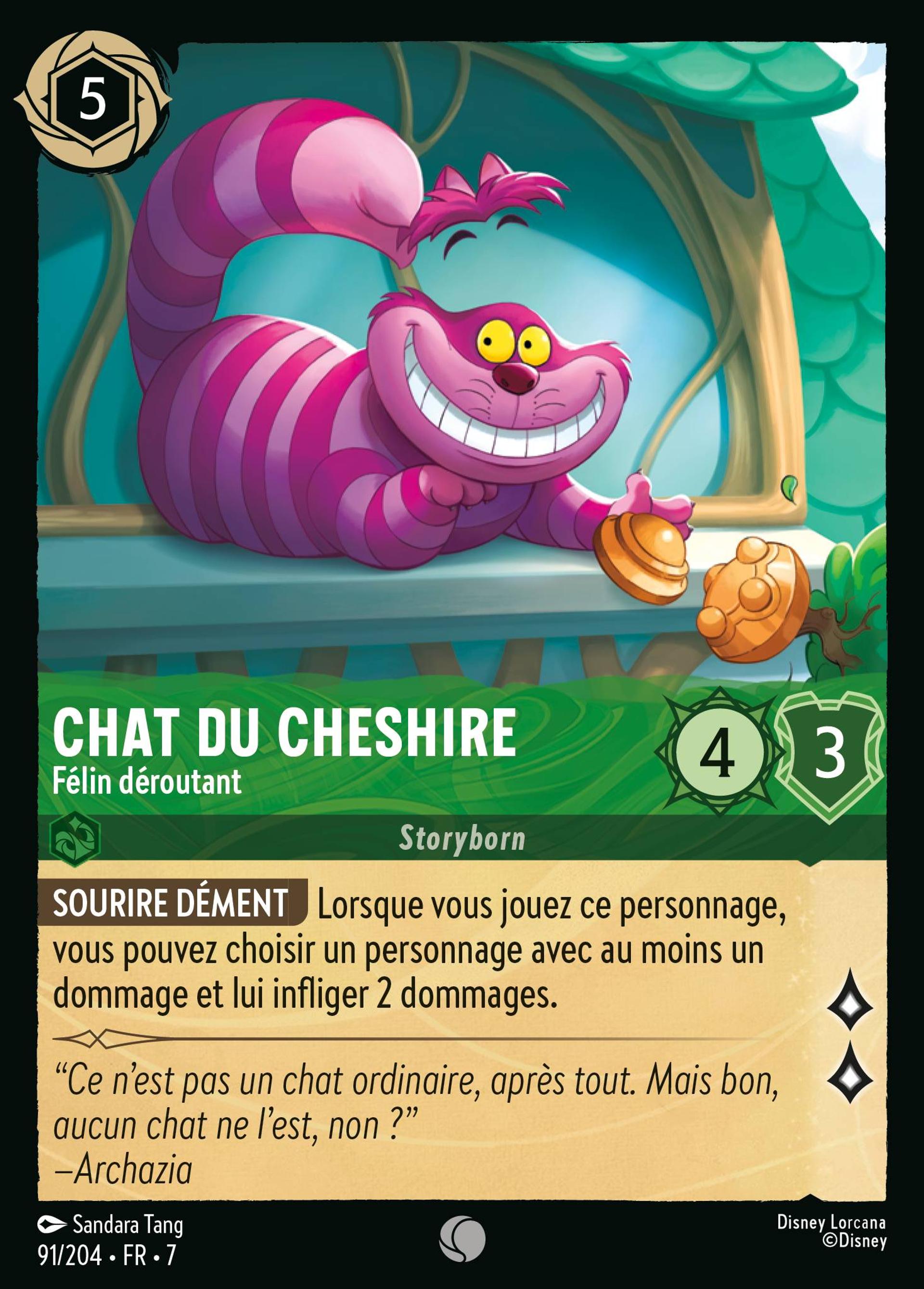 Chat du Cheshire - Félin déroutant — Archazia's Island — Lorcana