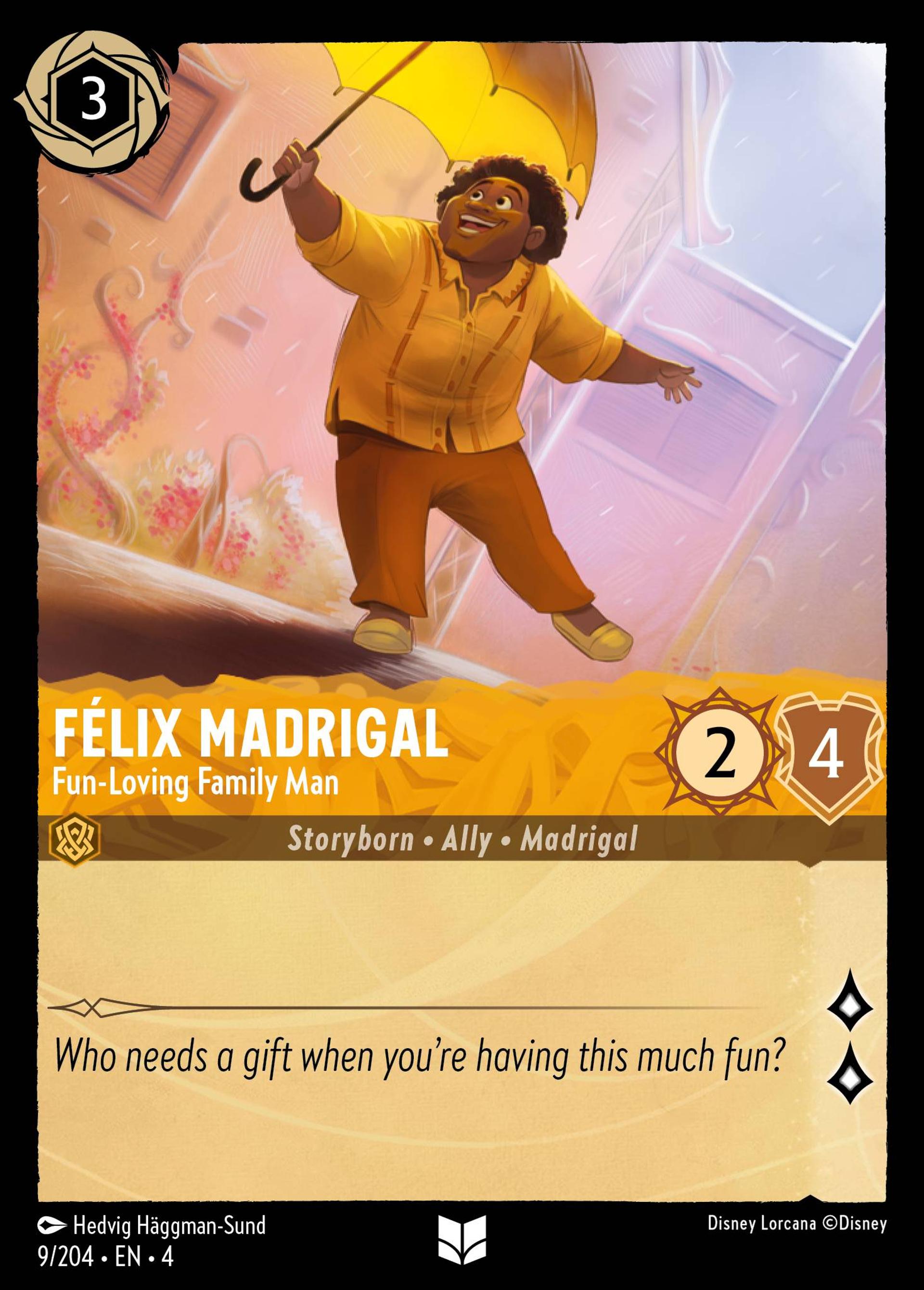 Félix Madrigal - Fun-Loving Family Man — Ursula's Return — Lorcana