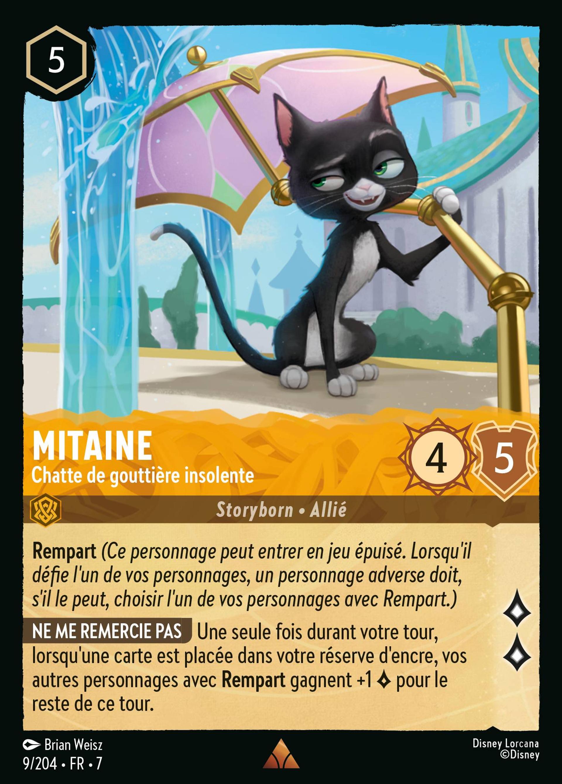 Mitaine - Chatte de gouttière insolente — Archazia's Island — Lorcana