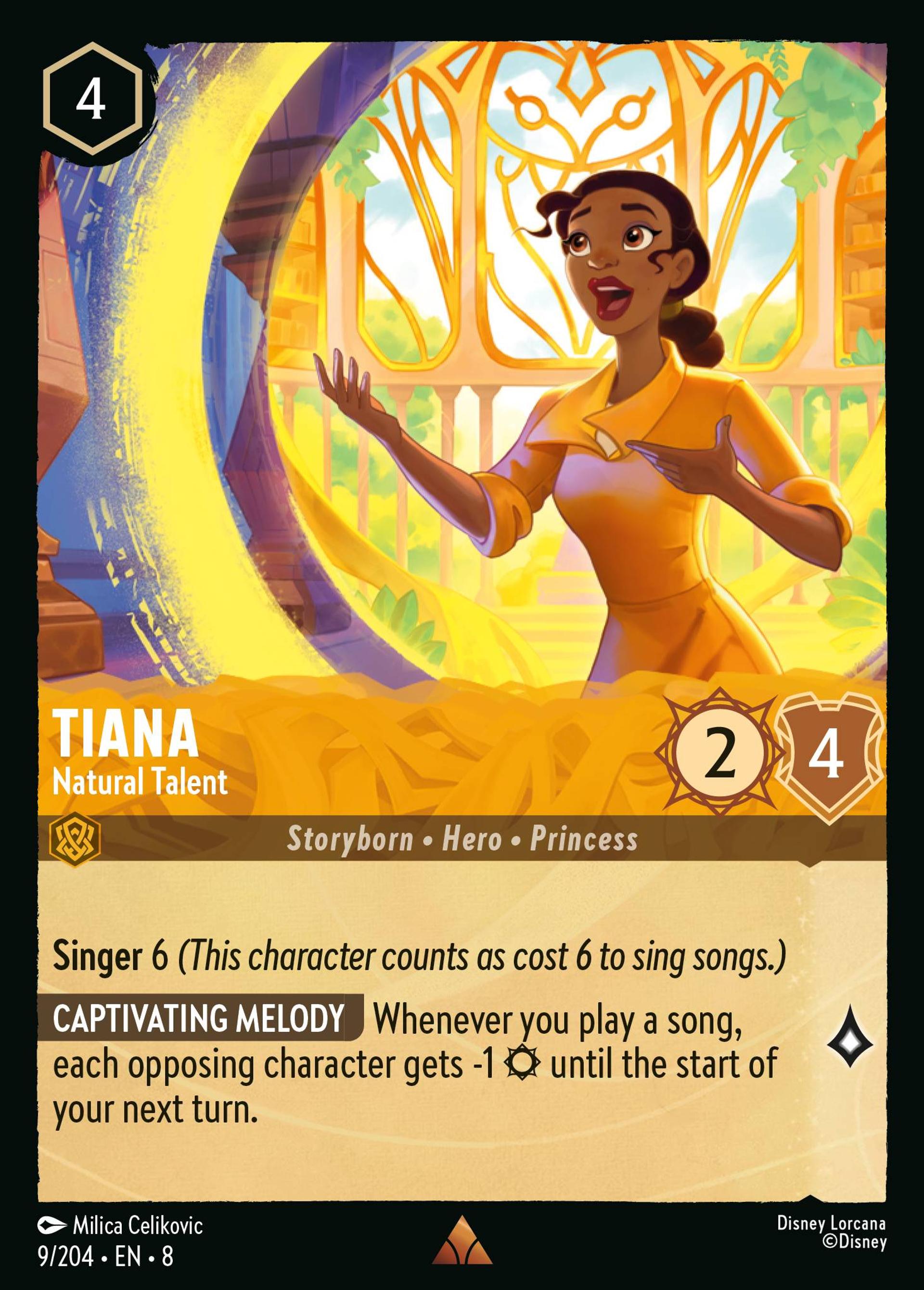 Tiana - Natural Talent — The Reign of Jafar — Lorcana