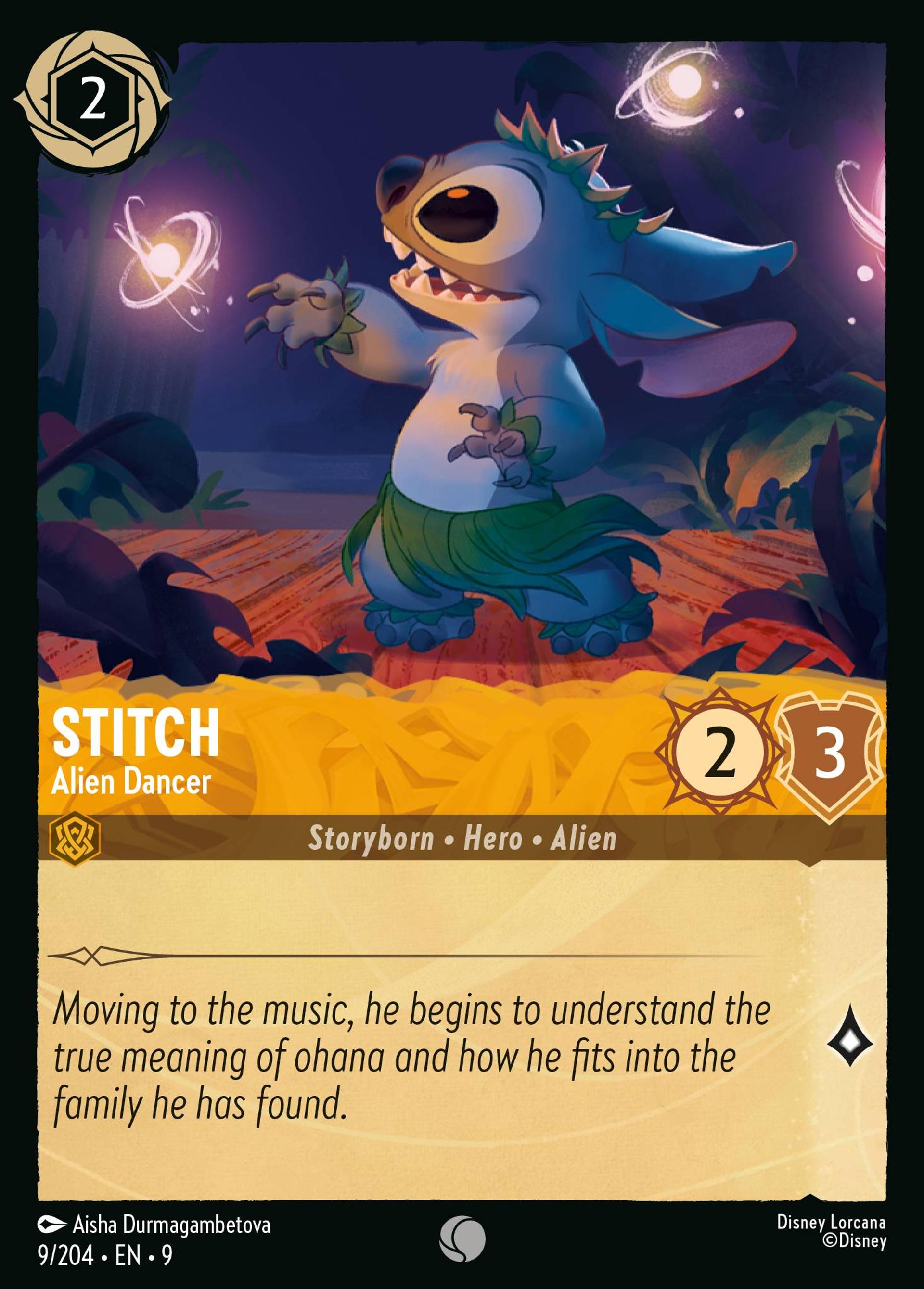 Stitch - Alien Dancer — Fabled — Lorcana