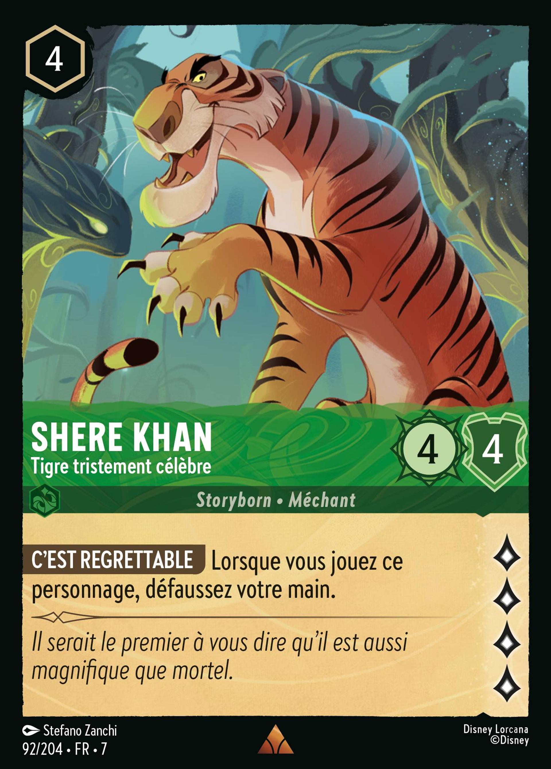 Shere Khan - Tigre tristement célèbre — Archazia's Island — Lorcana