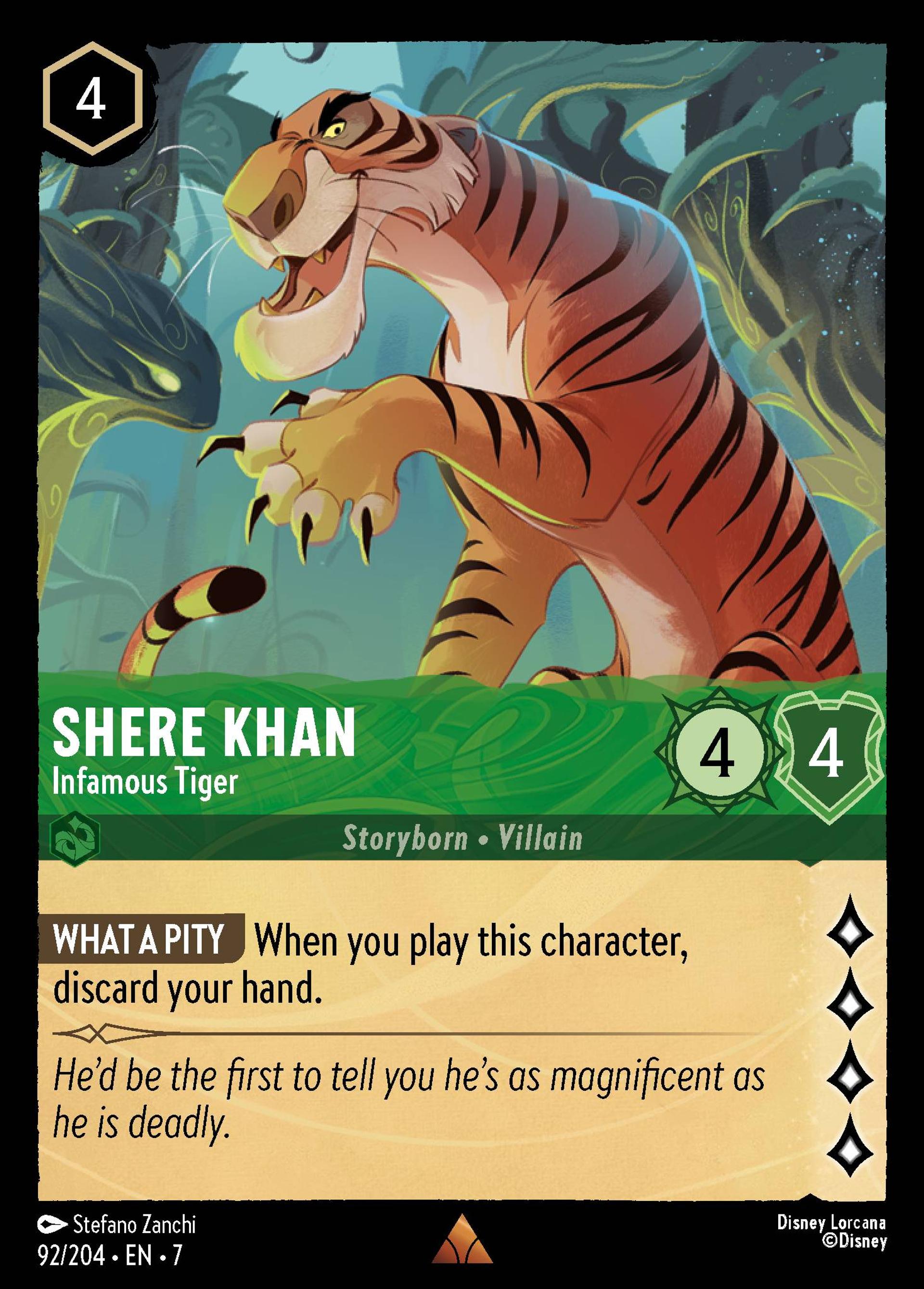 Shere Khan - Infamous Tiger — Archazia's Island — Lorcana