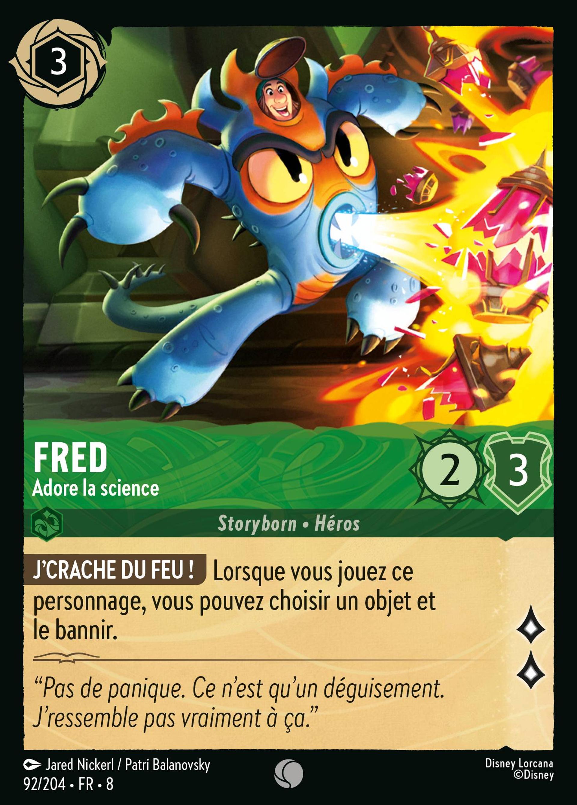 Fred - Adore la science — The Reign of Jafar — Lorcana