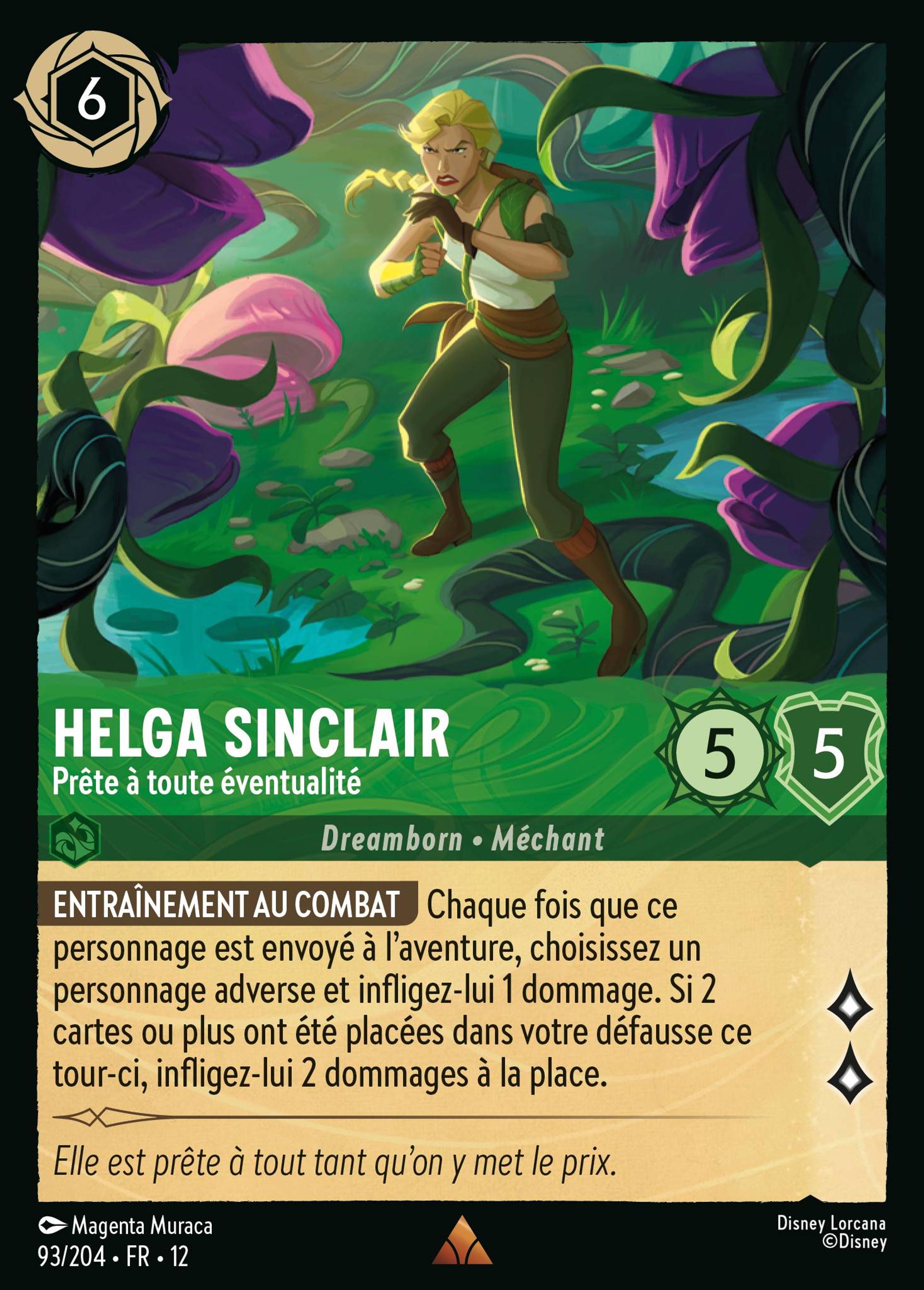 Helga Sinclair - Prête à toute éventualité — Wilds Unknown — Lorcana