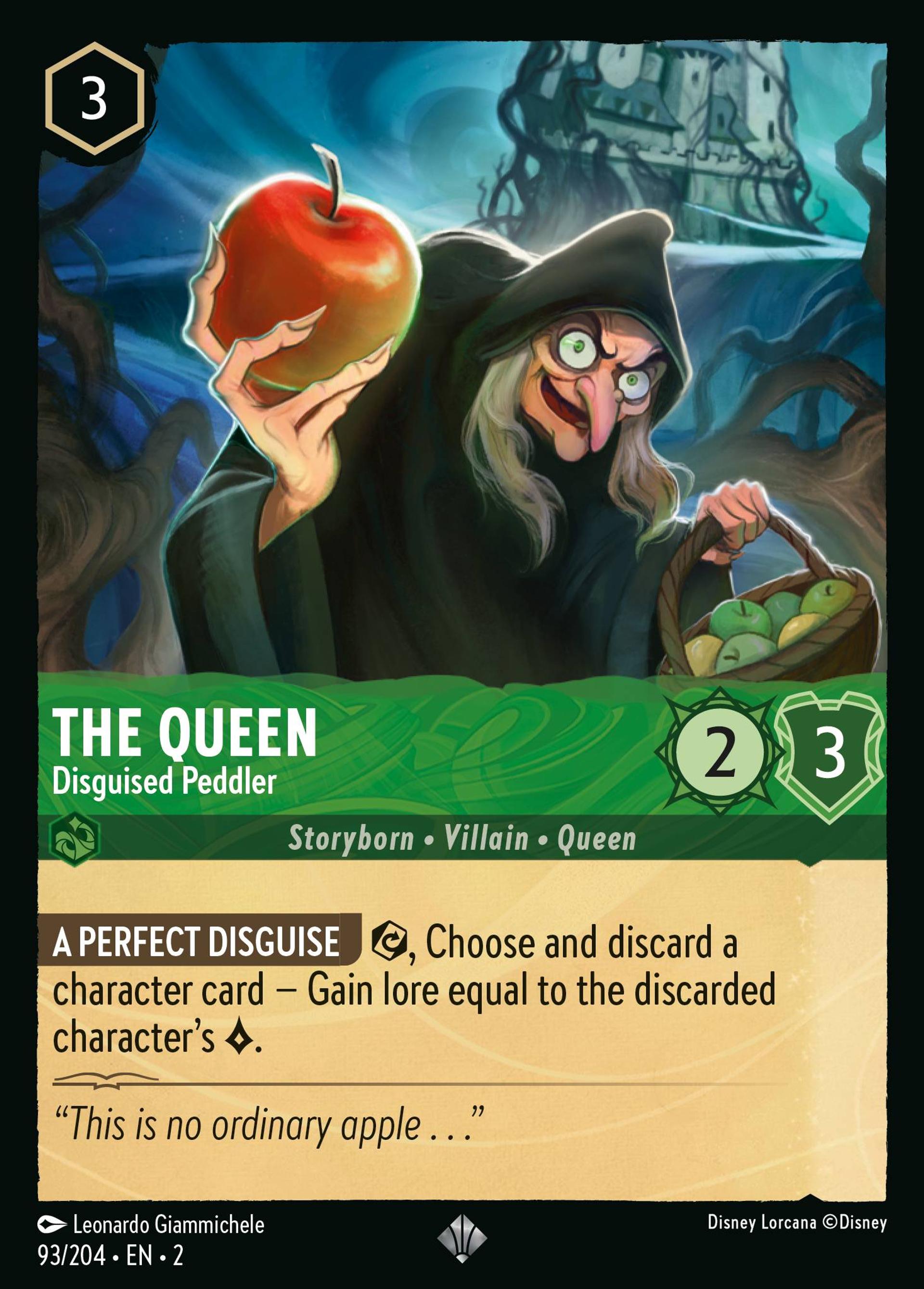 La Reine - Déguisée en mendiante — Rise of the Floodborn — Lorcana