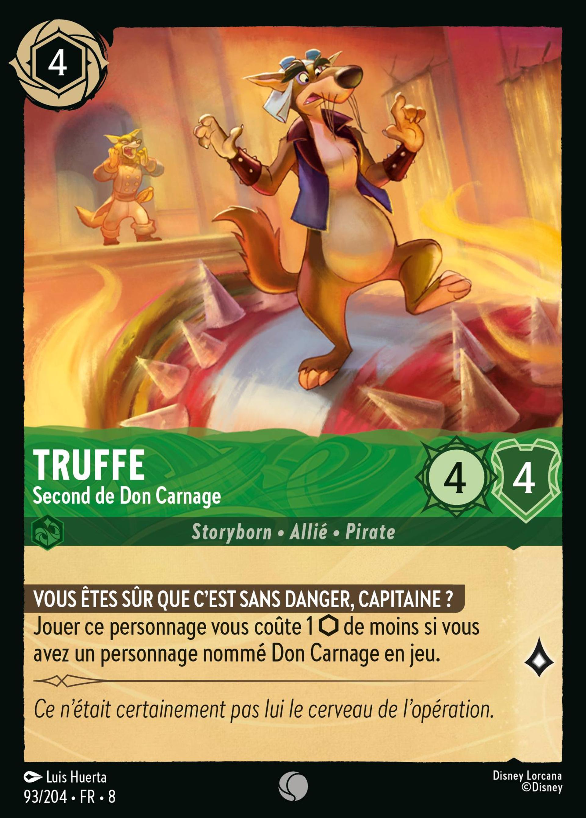 Truffe - Second de Don Carnage — The Reign of Jafar — Lorcana