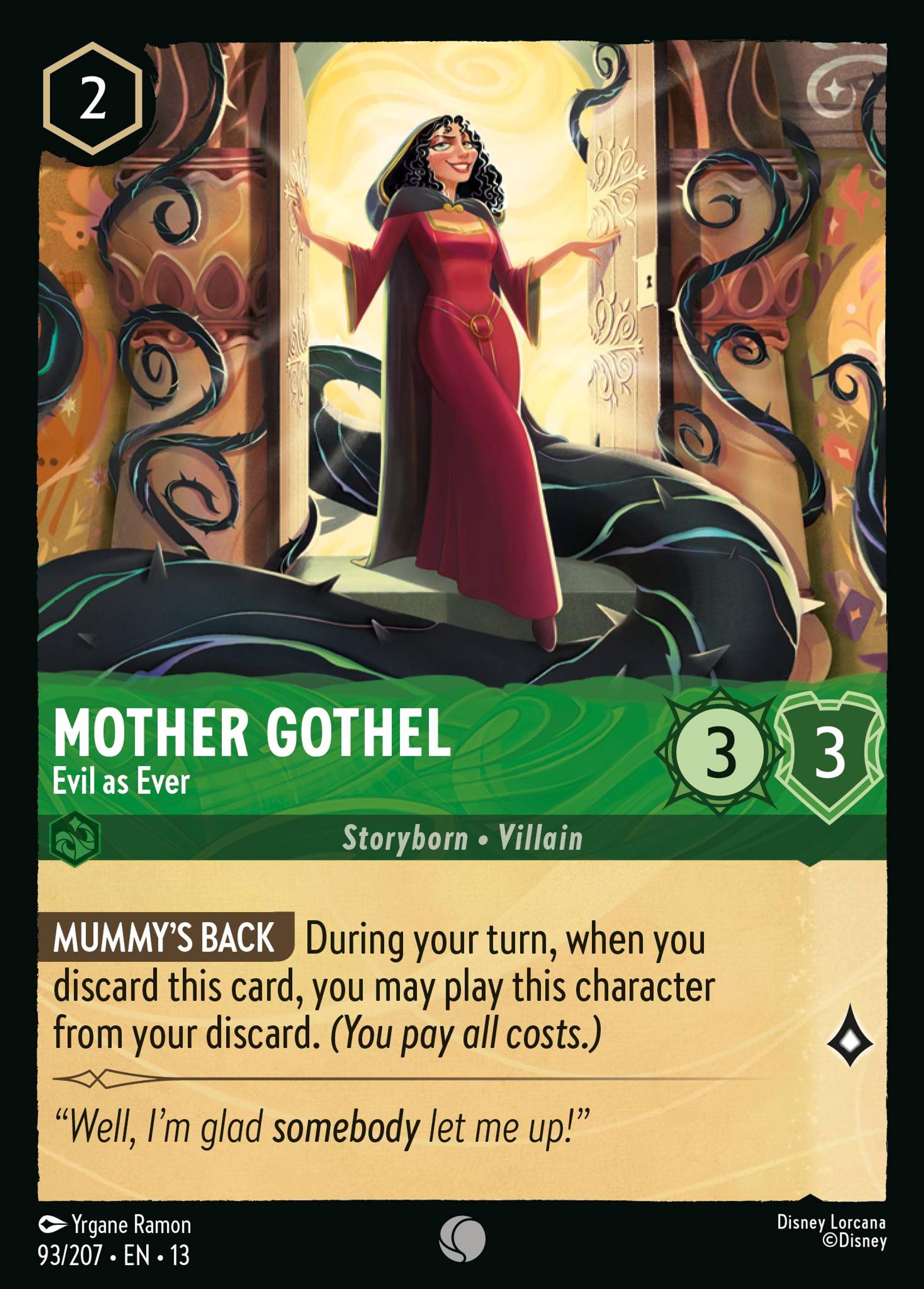Mother Gothel - Evil as Ever — Attack of the Vine! — Lorcana