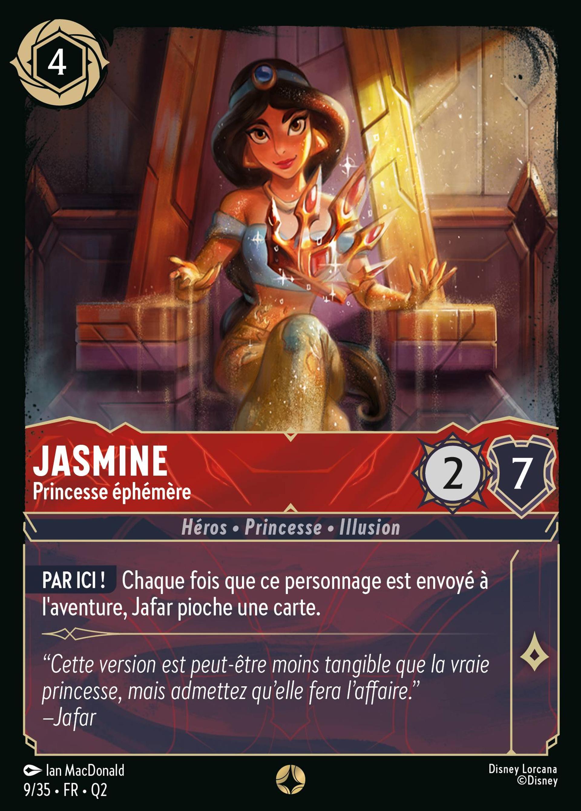 Jasmine - Princesse éphémère — Illumineer's Quest: Palace Heist — Lorcana