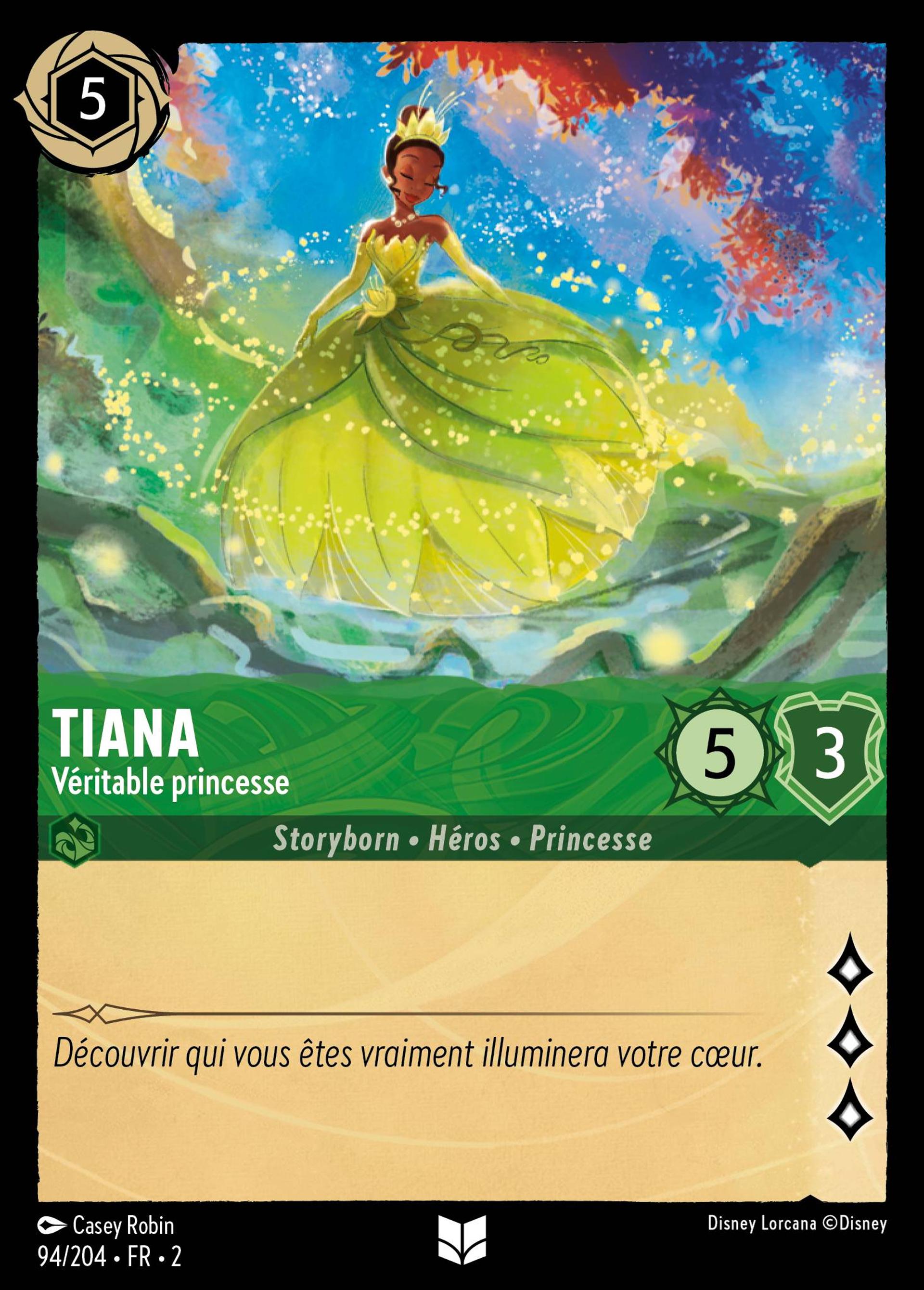 Tiana - Véritable princesse — Rise of the Floodborn — Lorcana