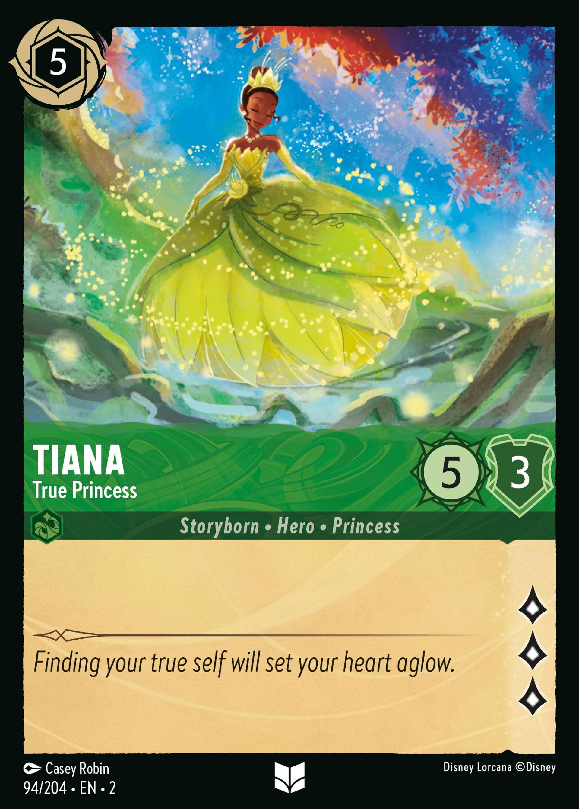 Tiana - Véritable princesse — Rise of the Floodborn — Lorcana