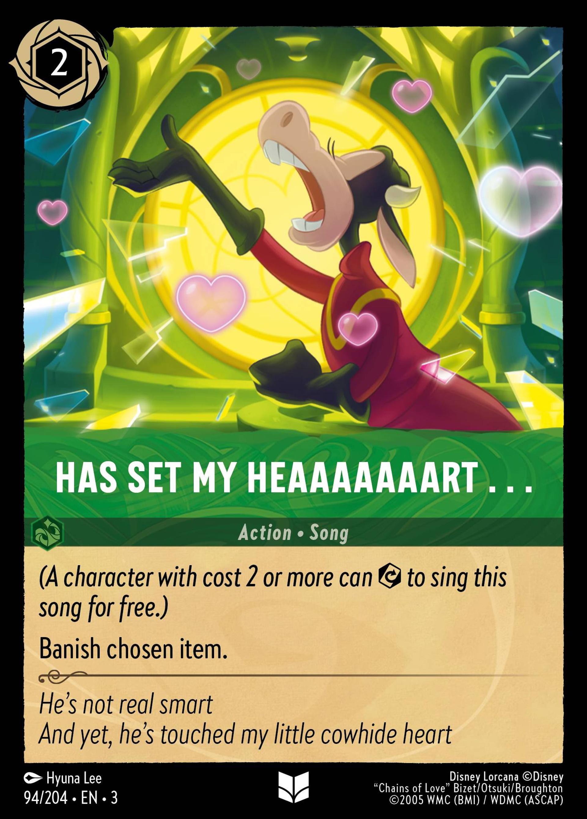 Has Set My Heaaaaaaart... — Into the Inklands — Lorcana