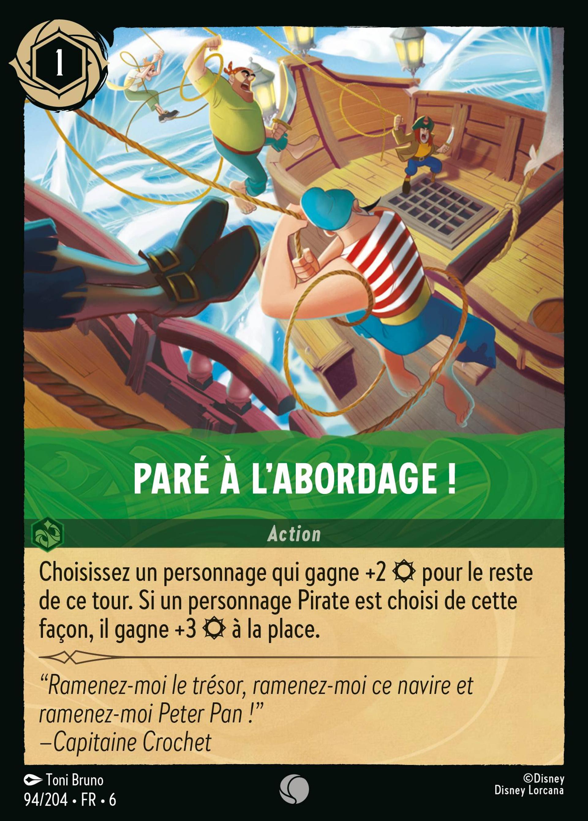 Paré à l'abordage ! — Azurite Sea — Lorcana