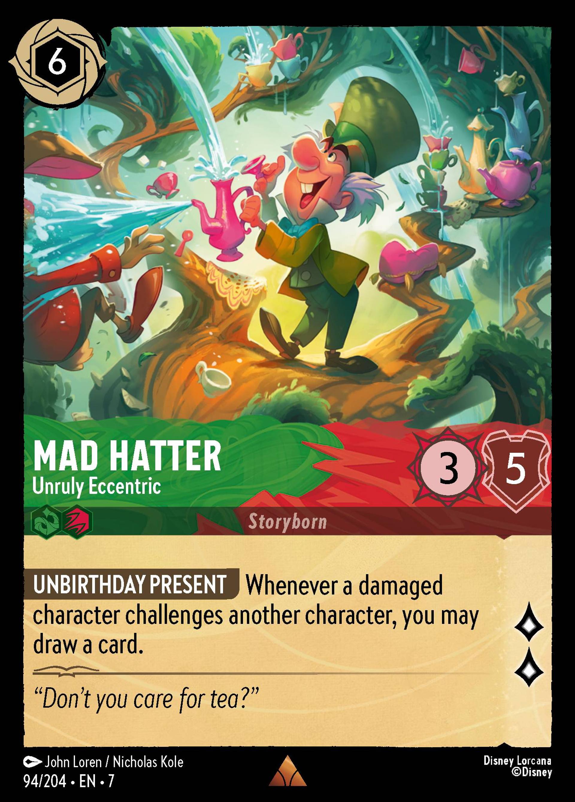 Mad Hatter - Unruly Eccentric — Archazia's Island — Lorcana