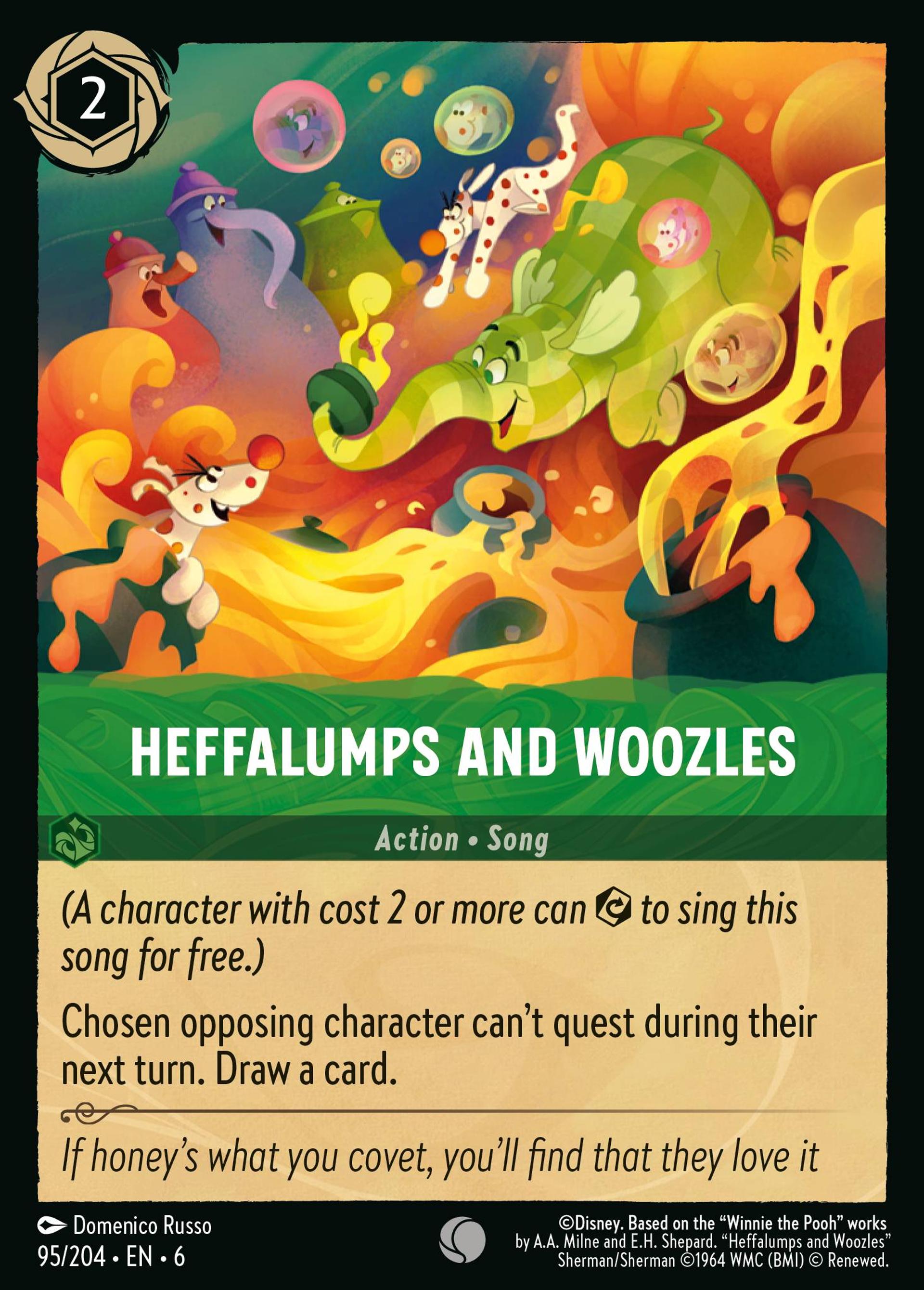 Heffalumps and Woozles — Azurite Sea — Lorcana
