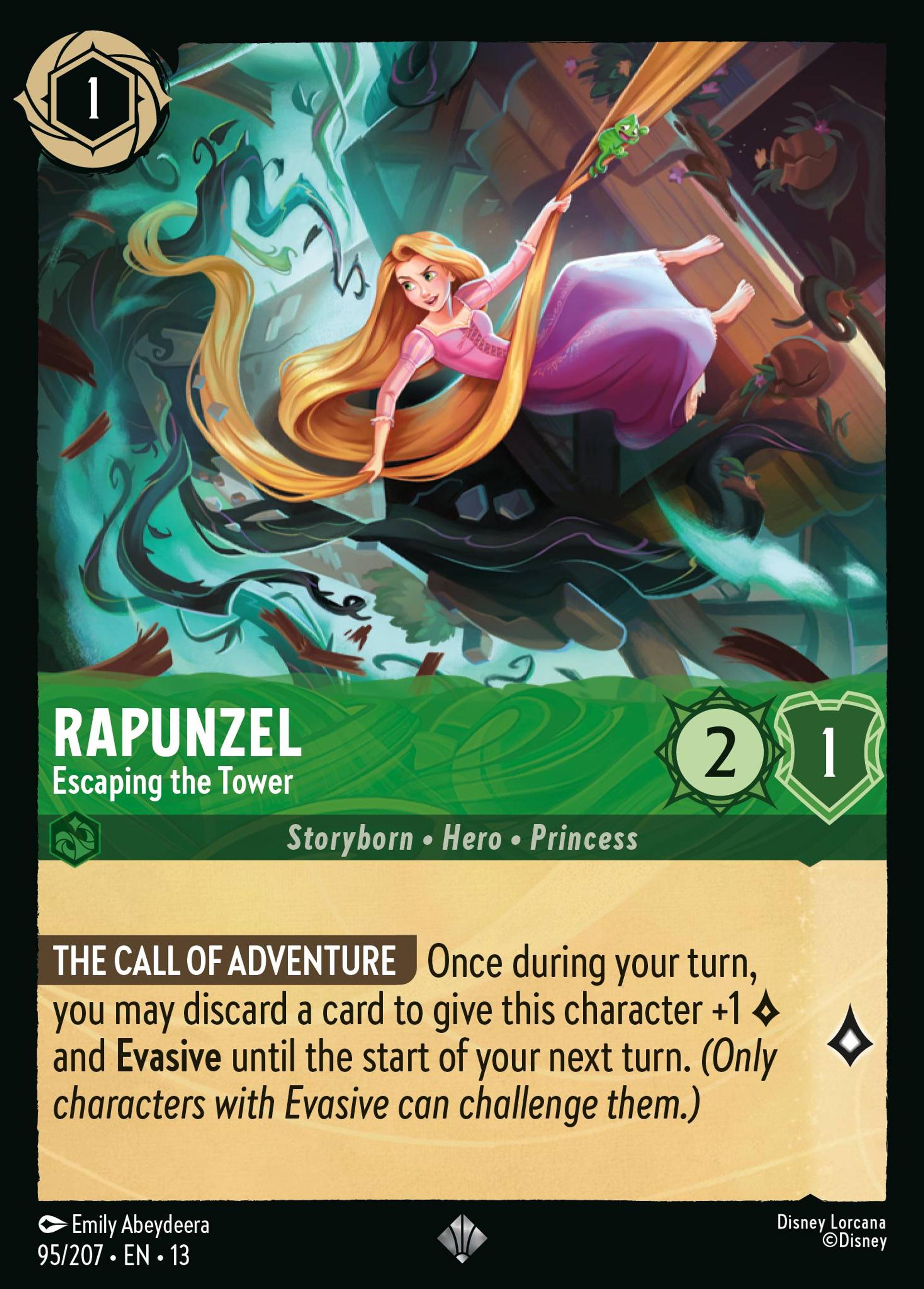 Rapunzel - Escaping the Tower — Attack of the Vine! — Lorcana