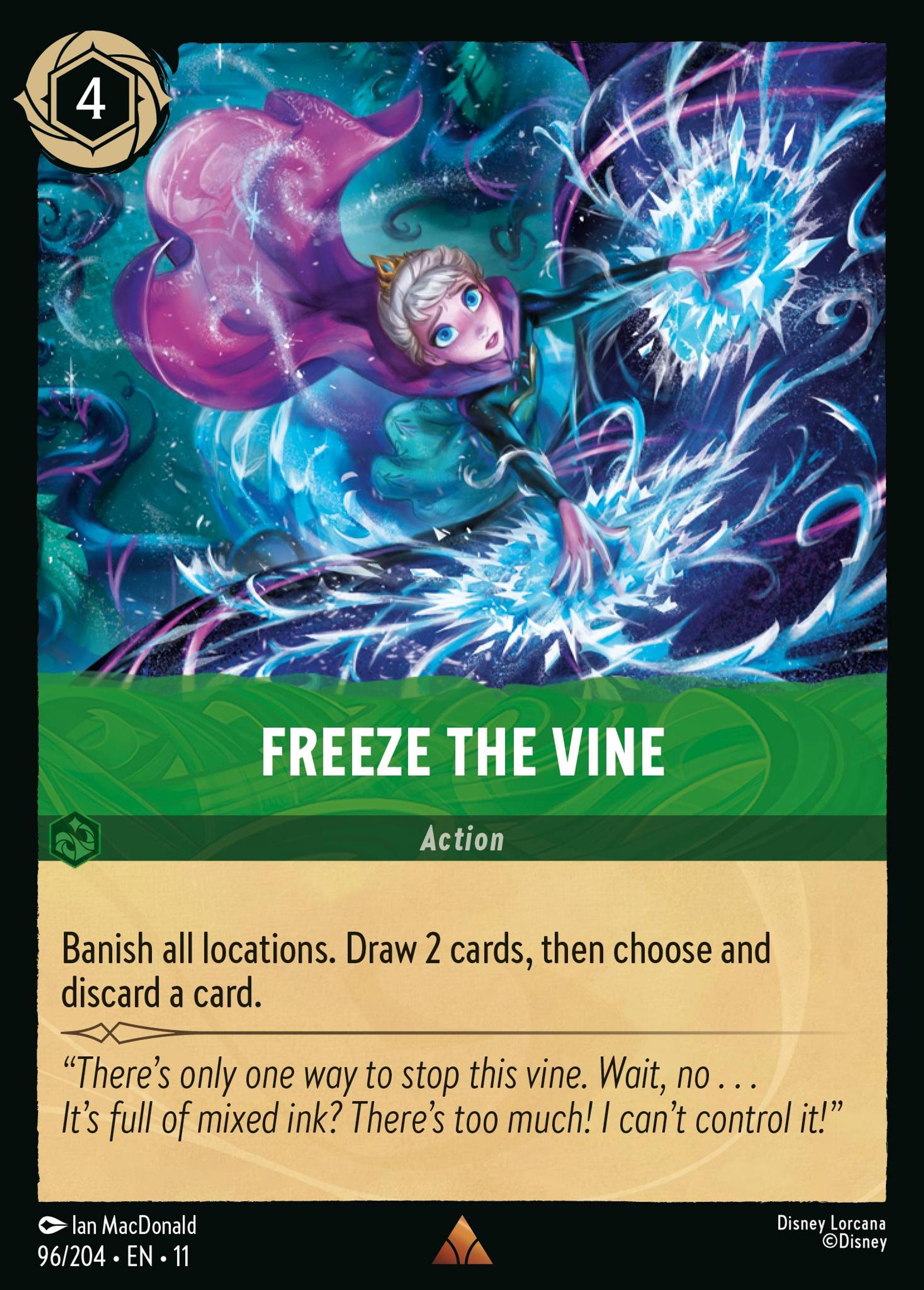 Geler la Plante — Winterspell — Lorcana