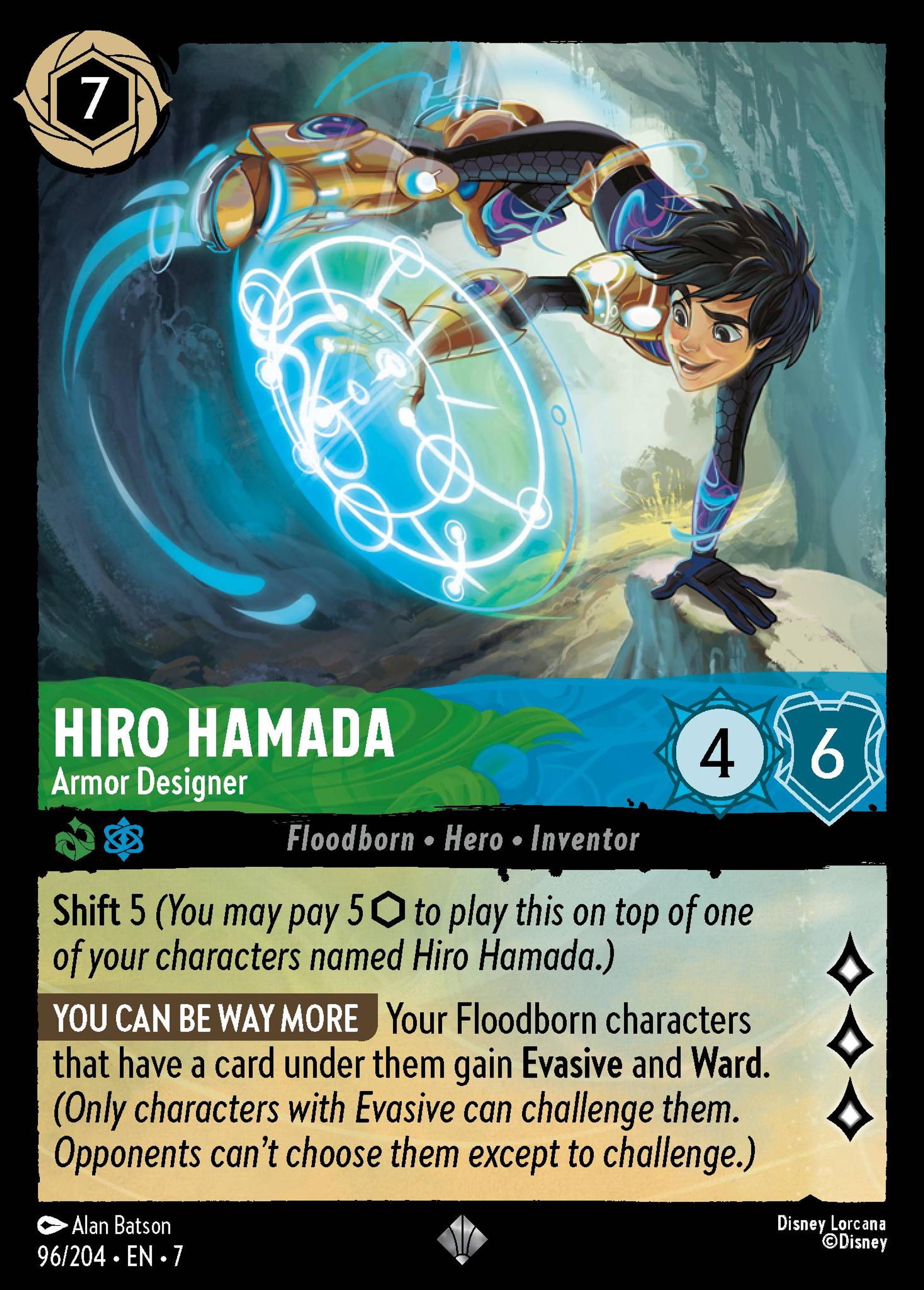 Hiro Hamada - Armor Designer — Archazia's Island — Lorcana