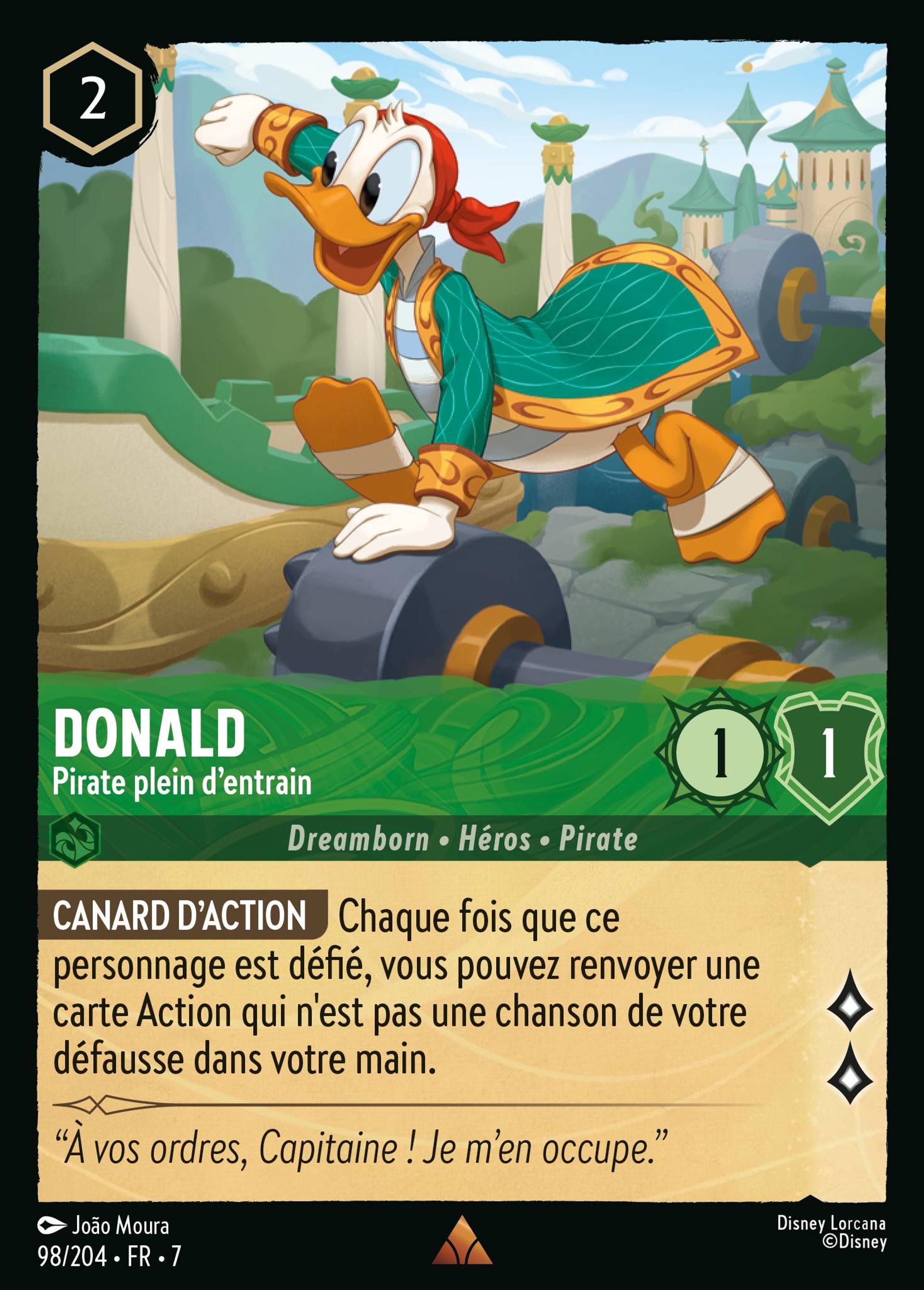 Donald - Pirate plein d'entrain — Archazia's Island — Lorcana