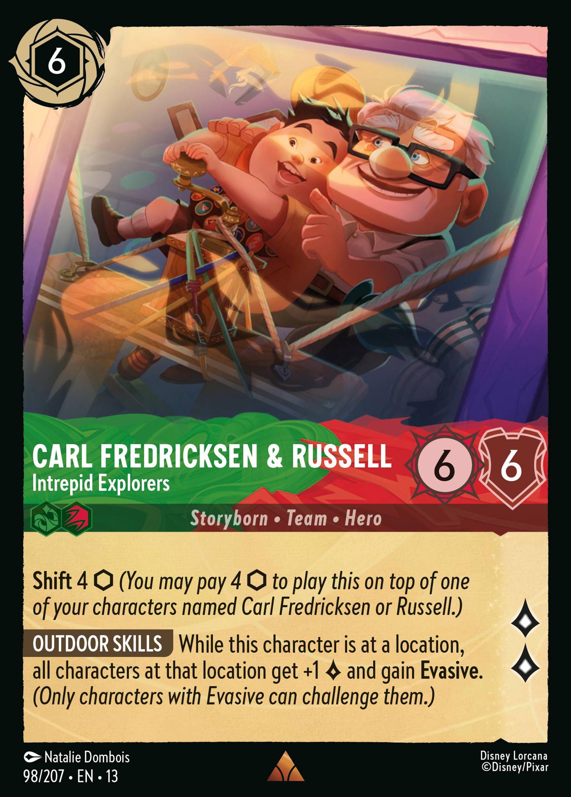 Carl Fredricksen & Russell - Explorateurs intrépides — Attack of the Vine! — Lorcana