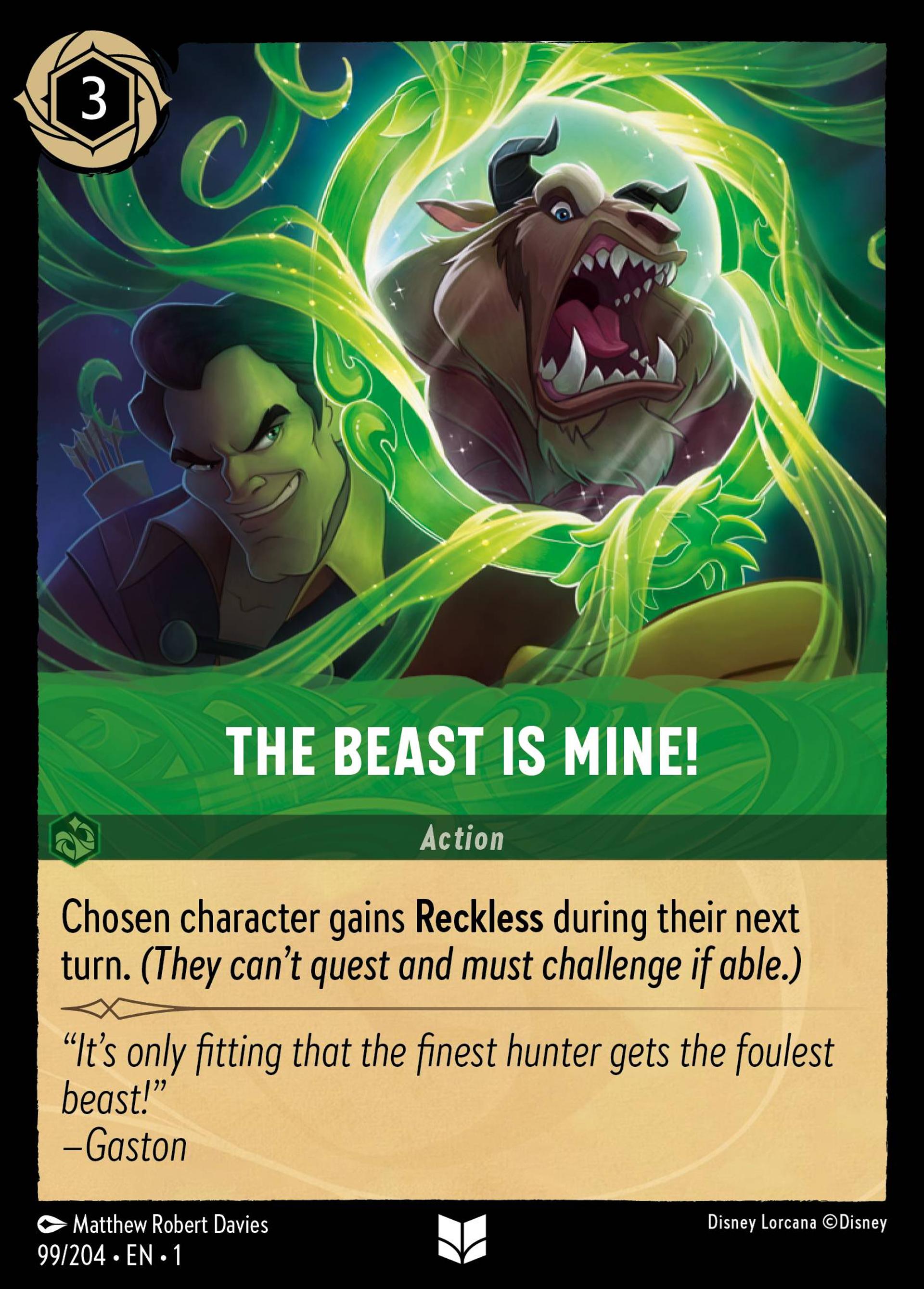 The Beast is Mine! — The First Chapter — Lorcana