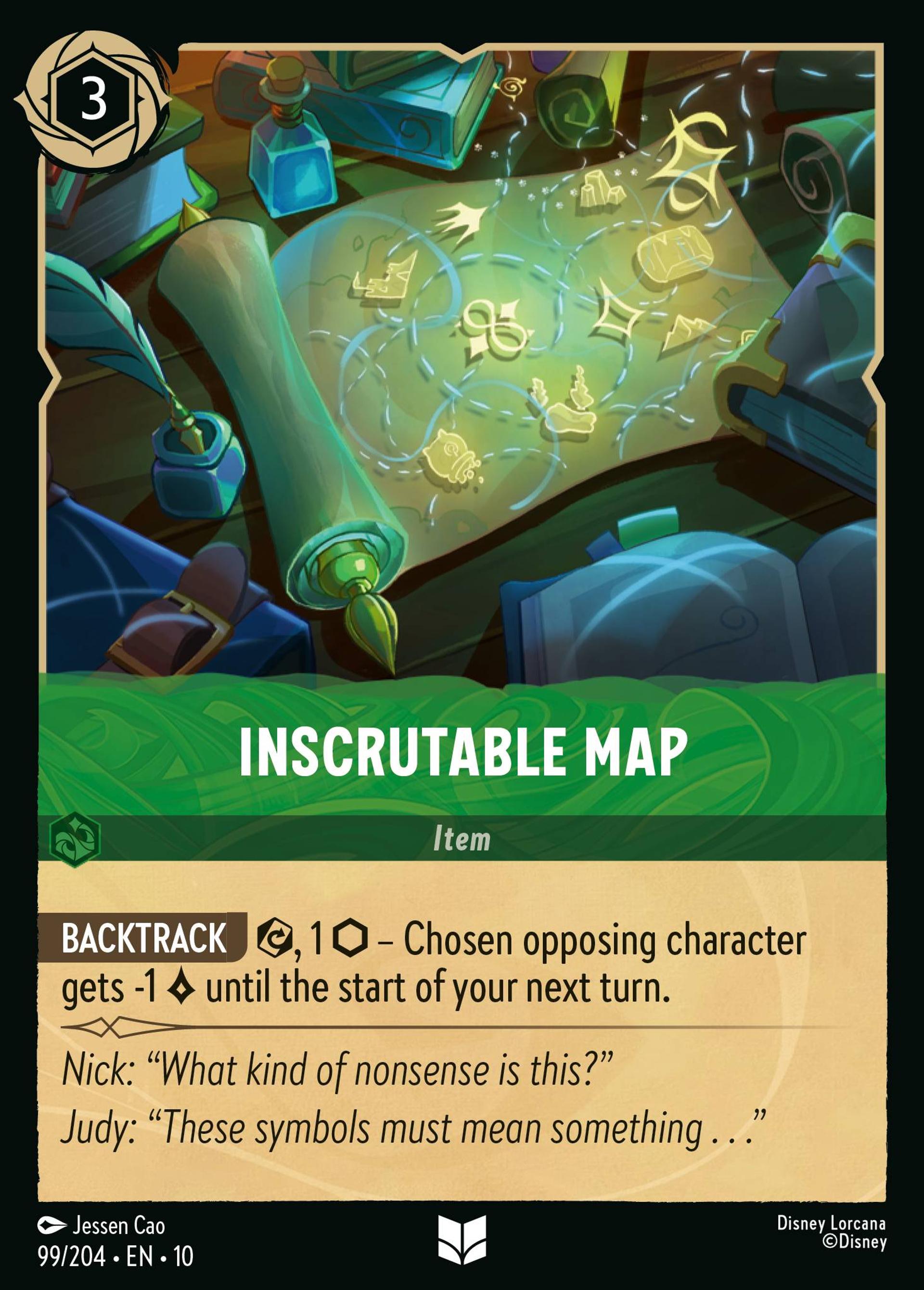 Inscrutable Map — Whispers in the Well — Lorcana