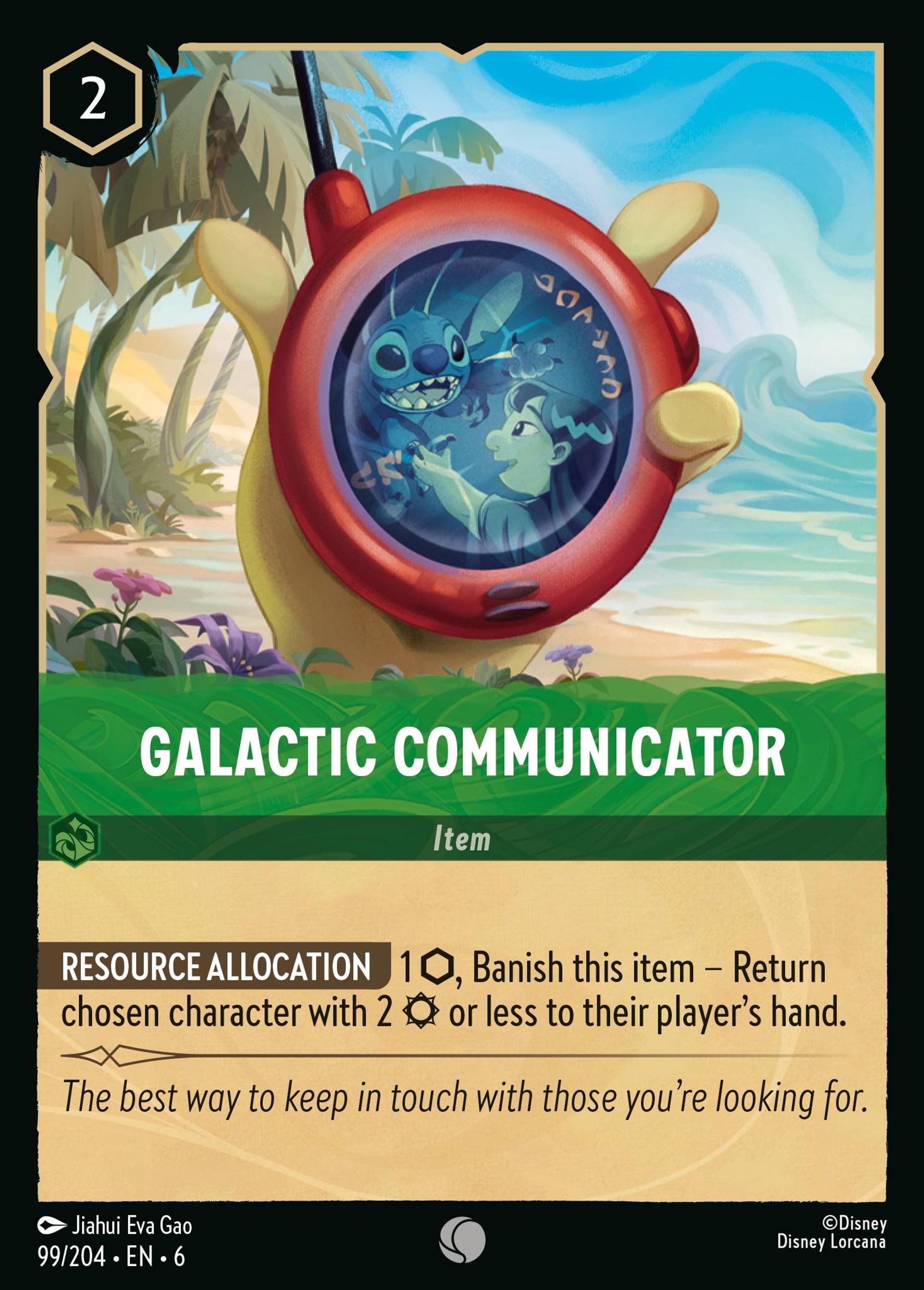 Galactic Communicator — Azurite Sea — Lorcana