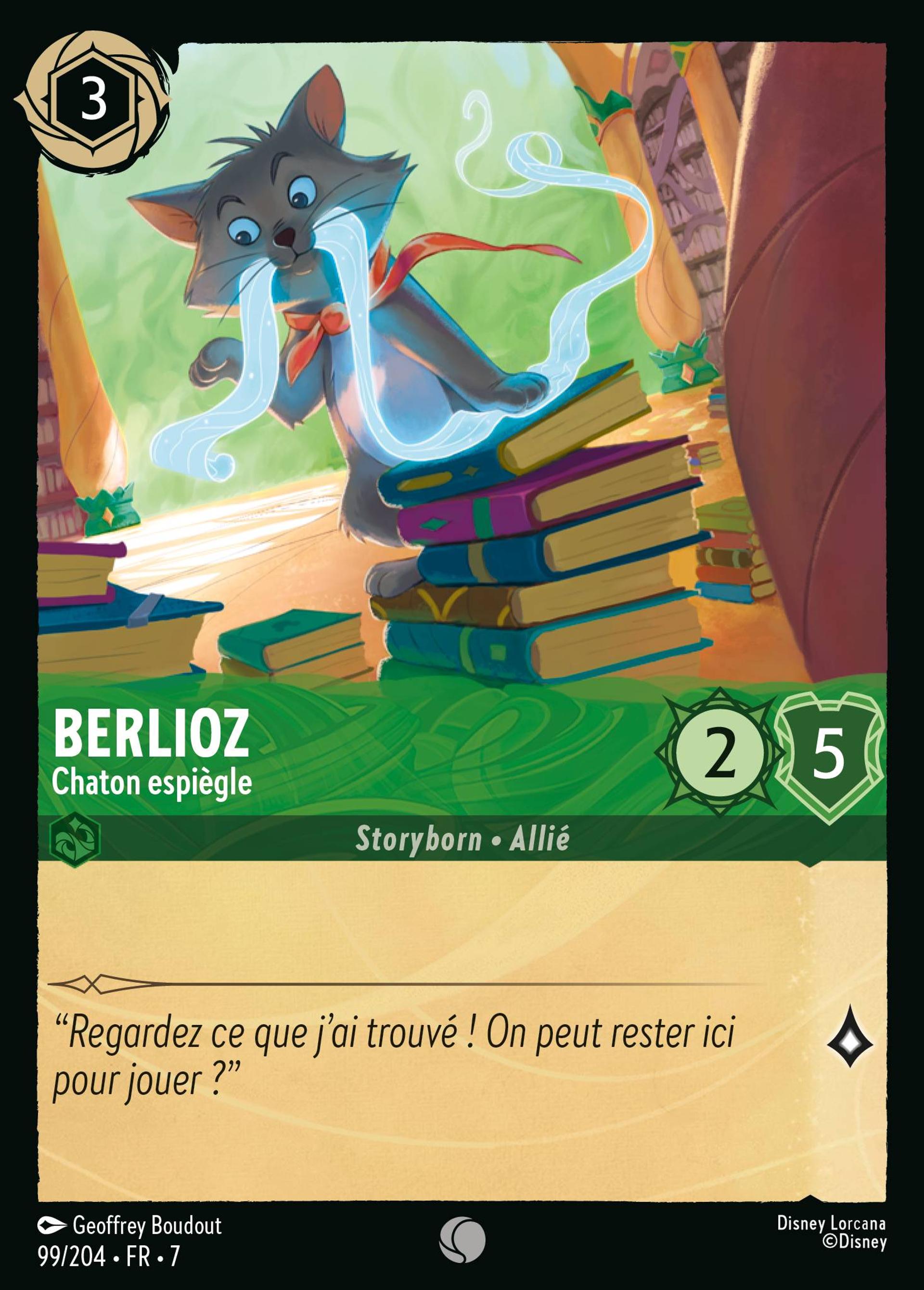 Berlioz - Chaton espiègle — Archazia's Island — Lorcana