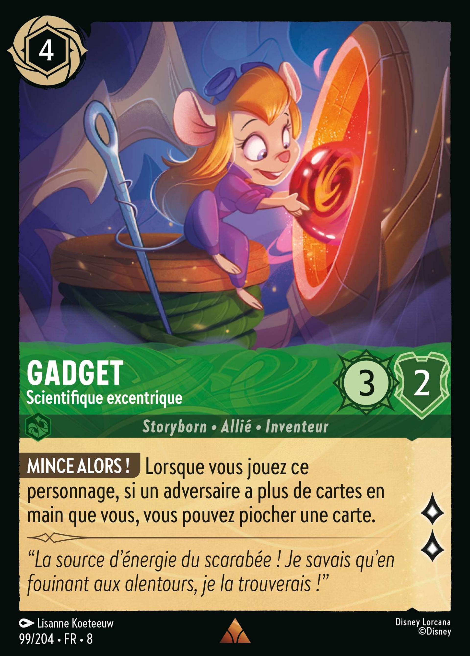 Gadget - Scientifique excentrique — The Reign of Jafar — Lorcana