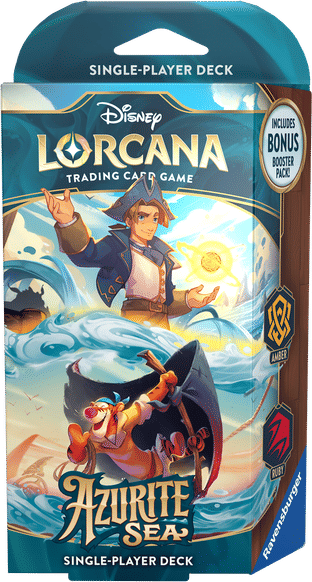 Azurite Sea - Starter Deck (Amber & Ruby) — Azurite Sea — Lorcana