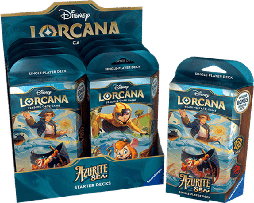 Azurite Sea - Starter Deck Display from Azurite Sea - Lorcana