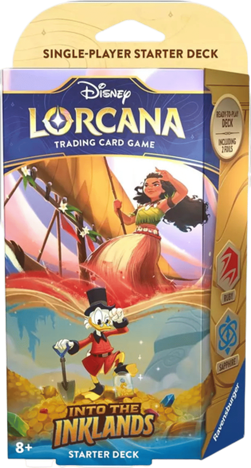 Into the Inklands - Starter Deck (Ruby & Sapphire) from Into the Inklands - Lorcana