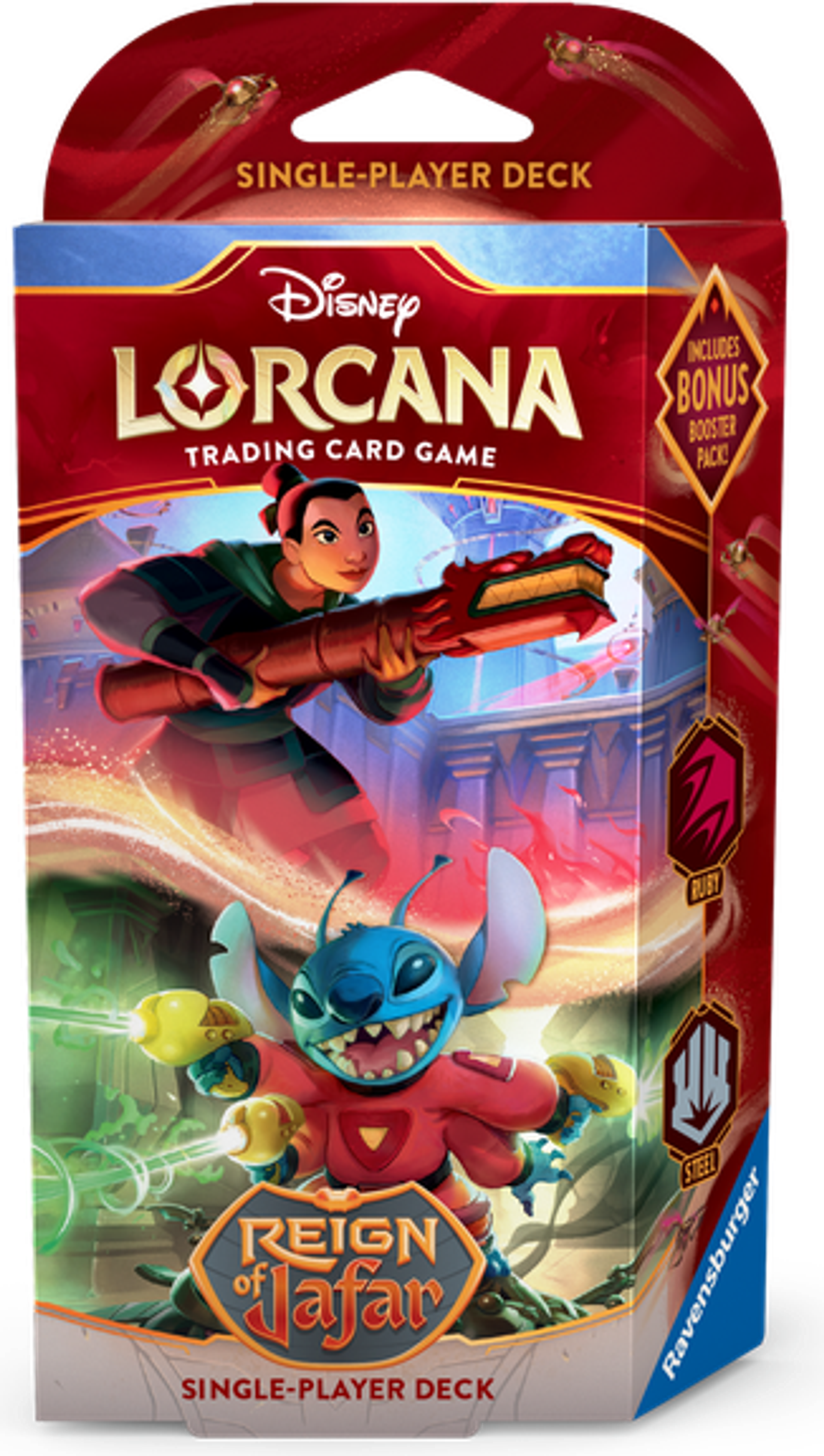 Product image for Reign of Jafar - Starter Deck (Ruby & Steel)