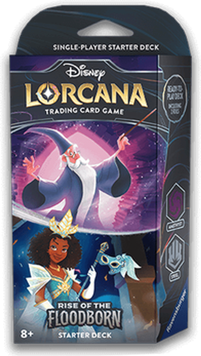 Rise of the Floodborn -  Starter Deck (Amethyst & Steel) from Rise of the Floodborn - Lorcana