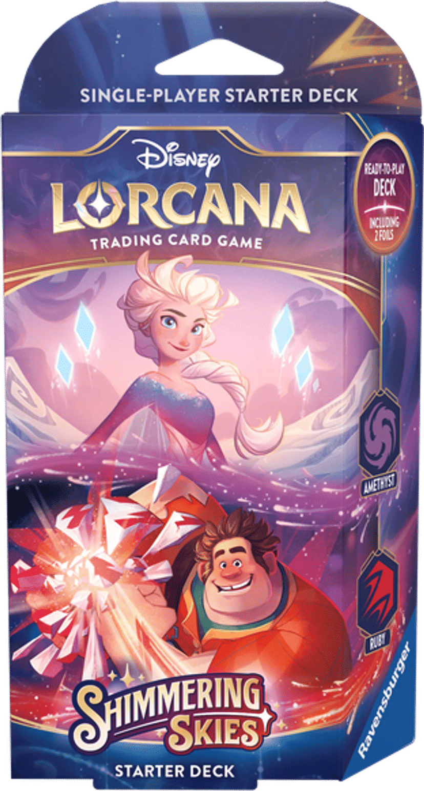 Shimmering Skies - Starter Deck (Amethyst & Ruby) from Shimmering Skies - Lorcana