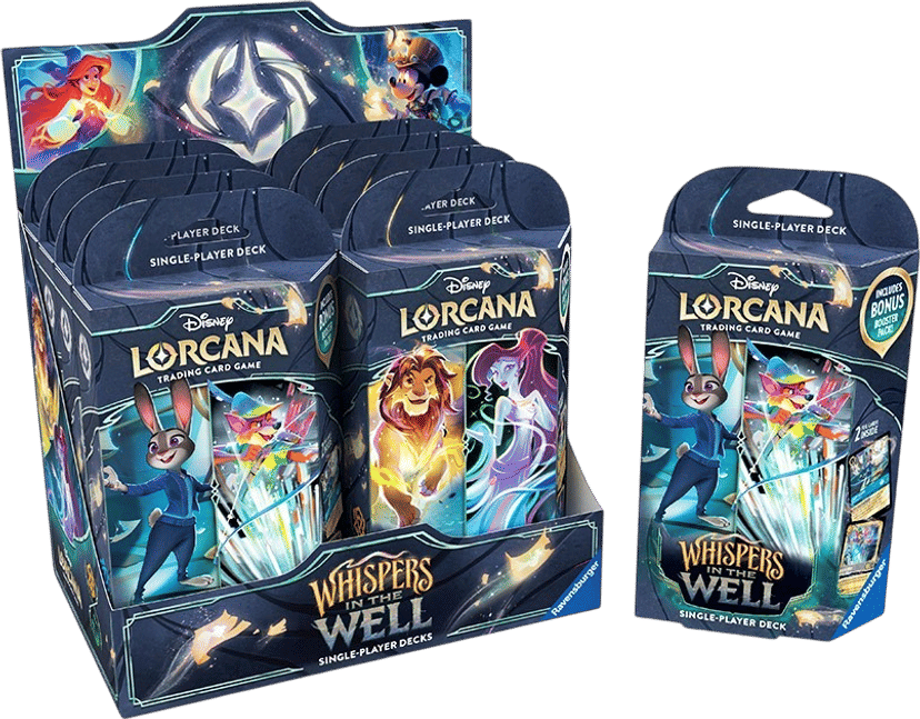 Whispers in the well - Starter deck display from Whispers in the Well - Lorcana