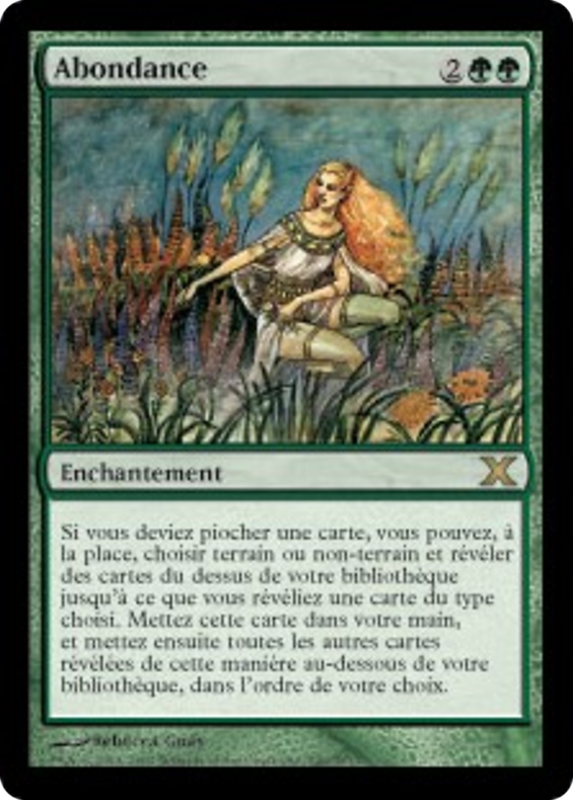 Abondance — Tenth Edition — Magic: The Gathering