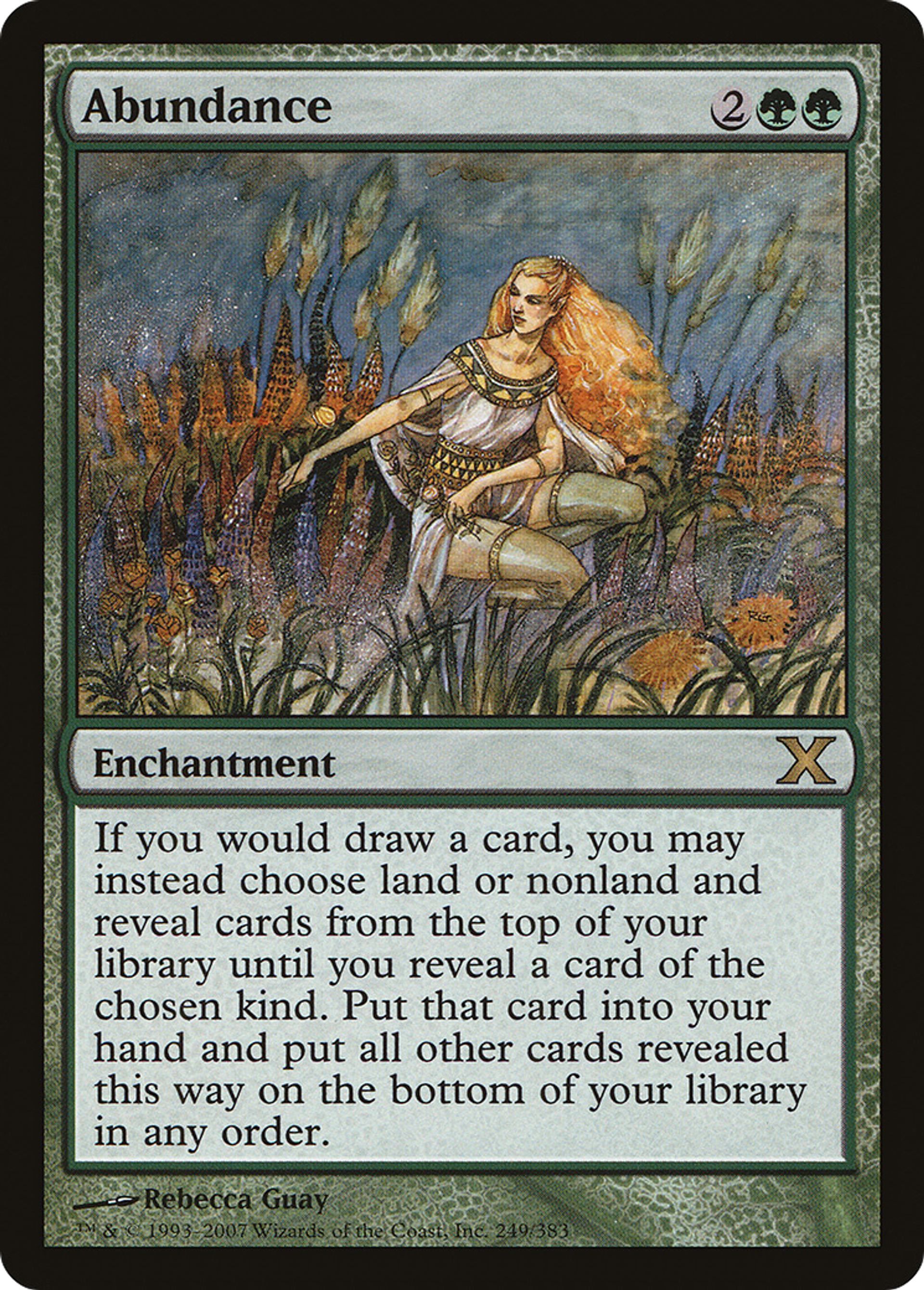 Abundance — Tenth Edition — Magic: The Gathering