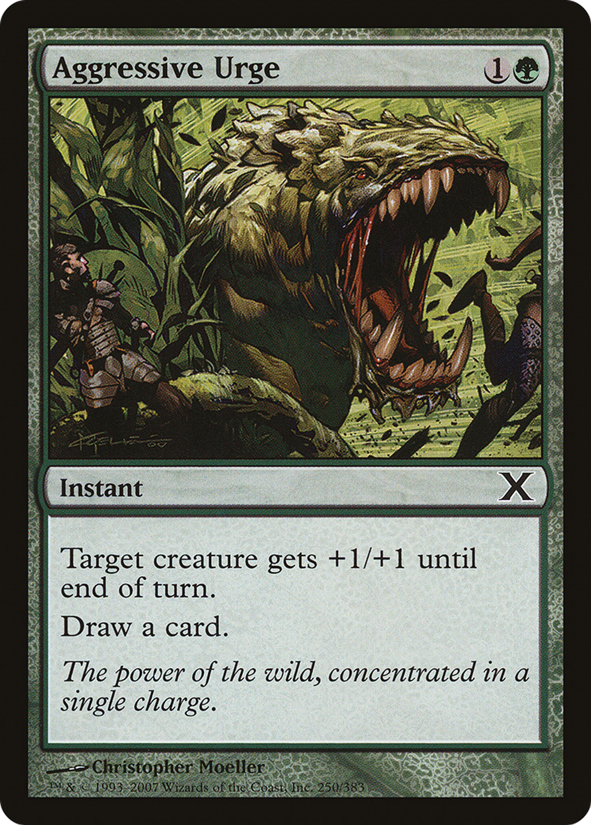 Aggressive Urge — Tenth Edition — Magic: The Gathering
